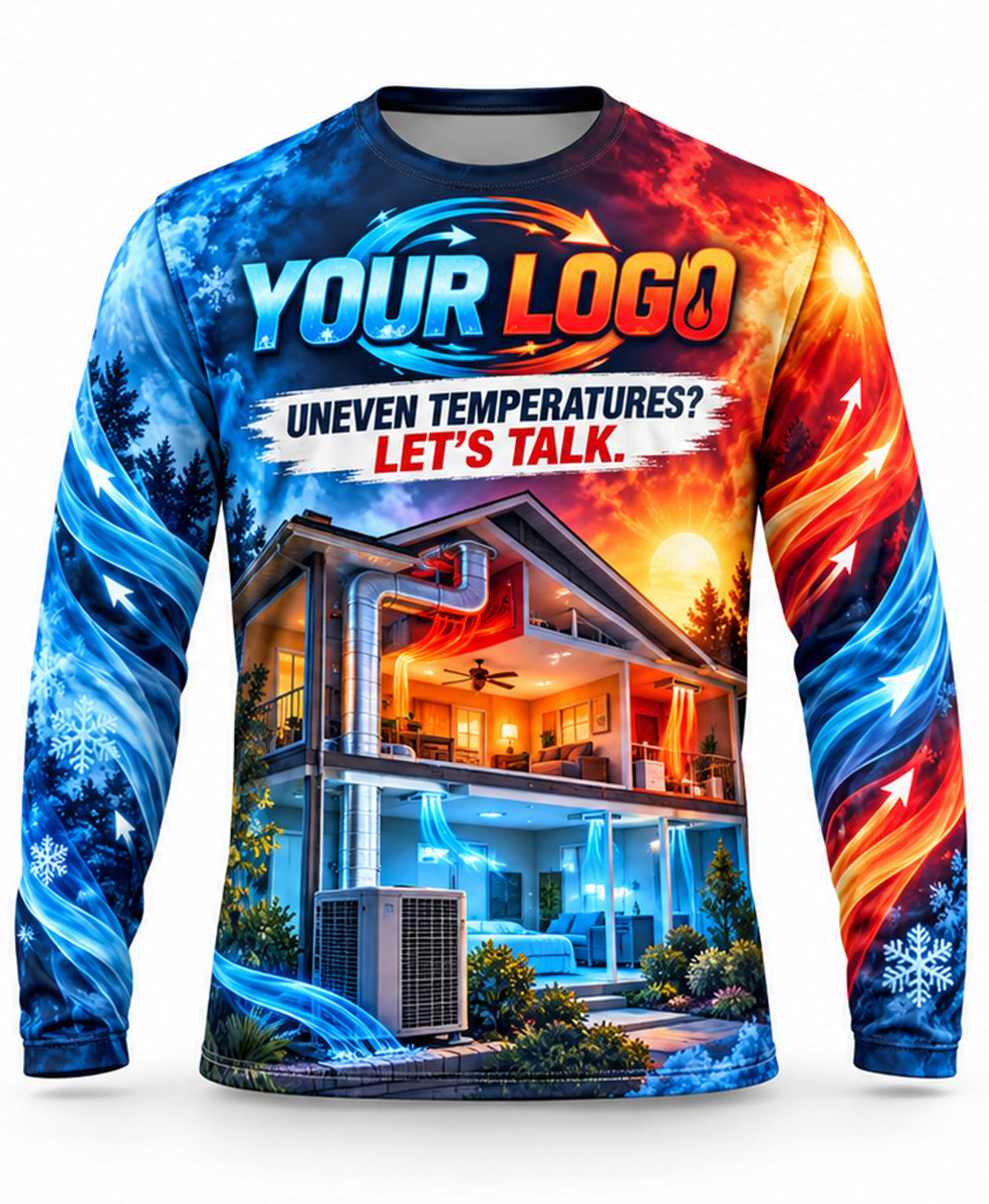 HVAC Crew Uniform - front