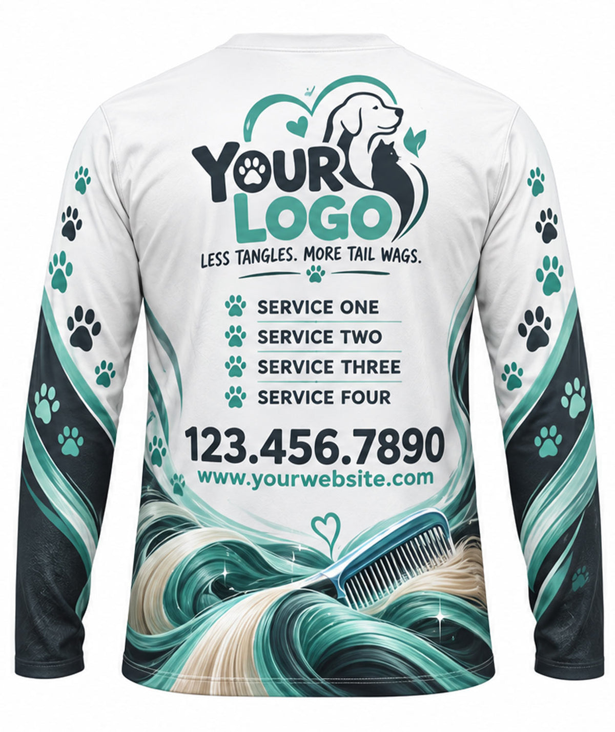 Pet Care Crew Uniform - back
