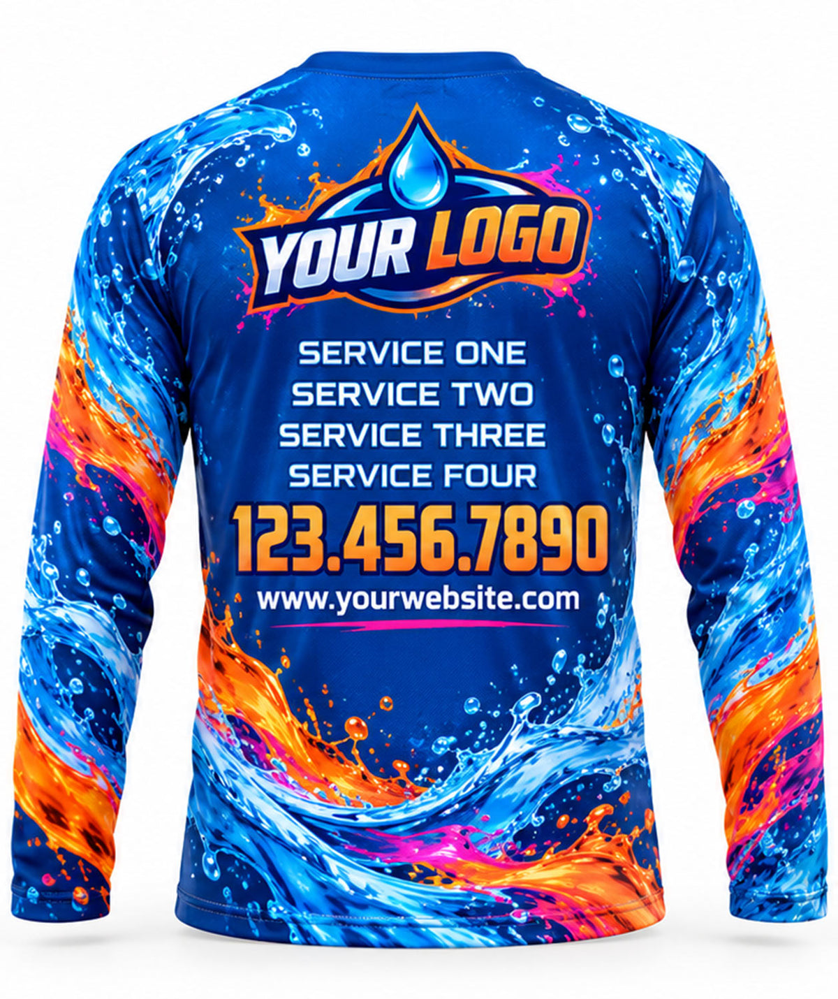 Plumbing Crew Uniform - back