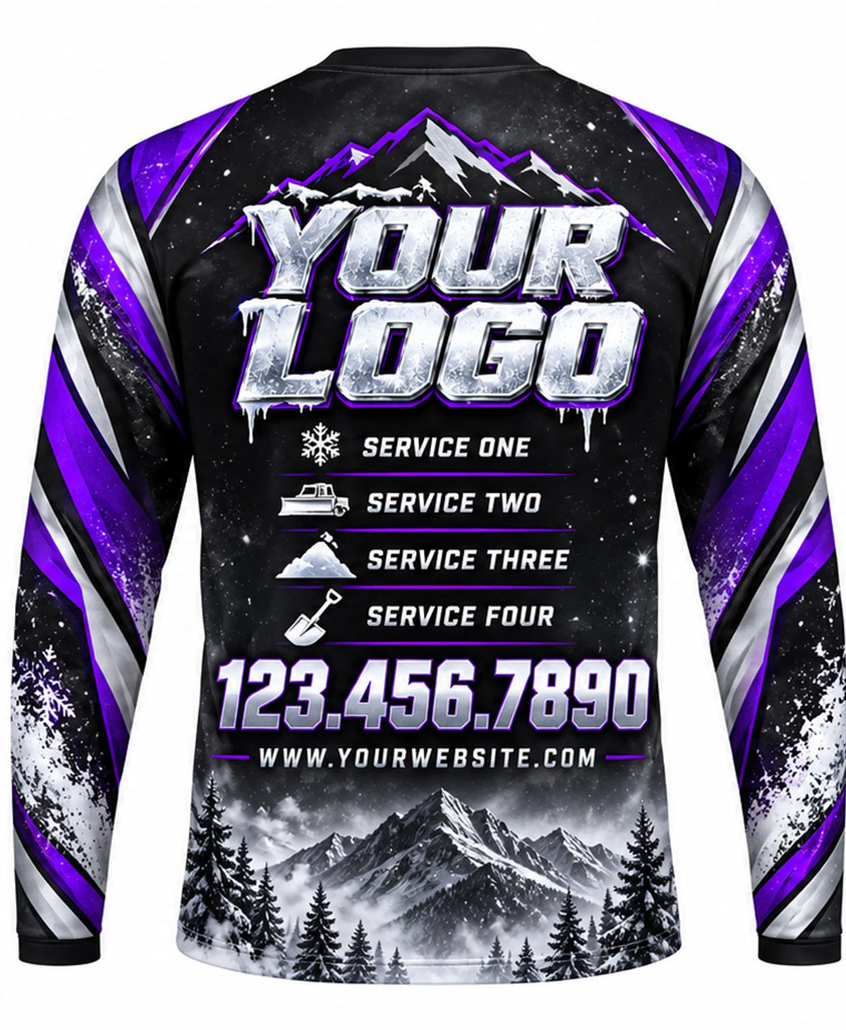Snow Removal Crew Uniform - back