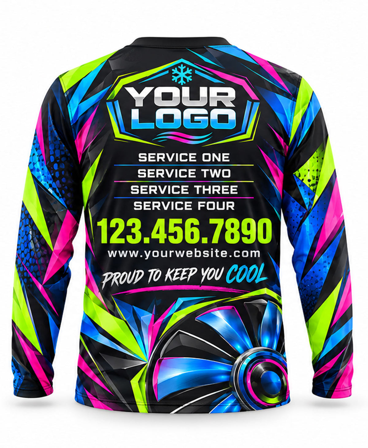 HVAC Crew Uniform - back