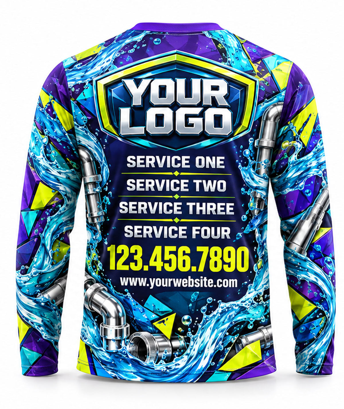 Plumbing Crew Uniform - back