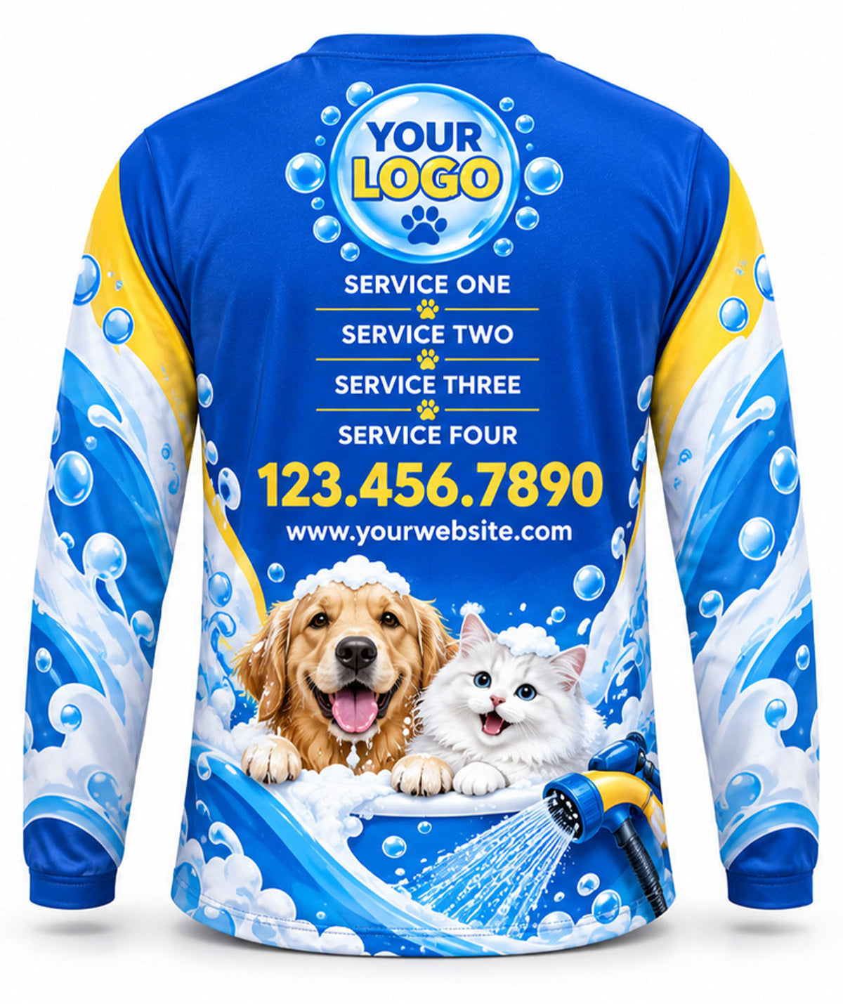 Pet Care Crew Uniform - back
