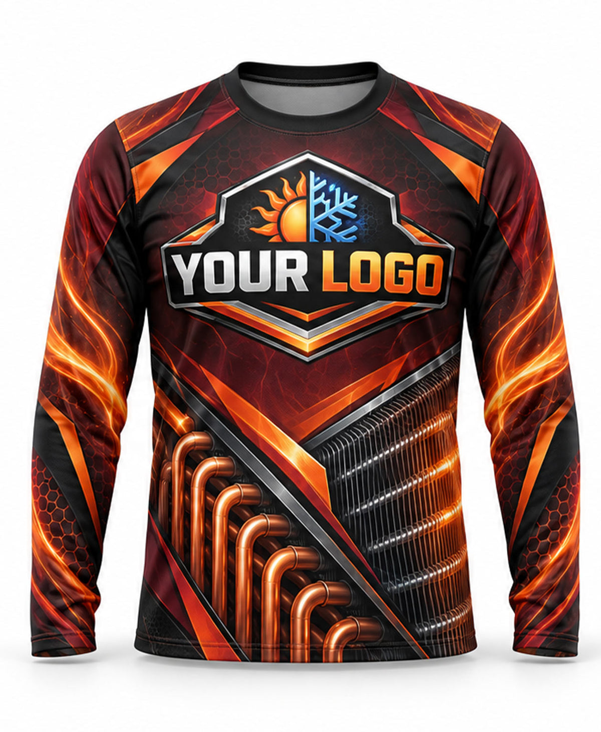 HVAC Crew Uniform - front