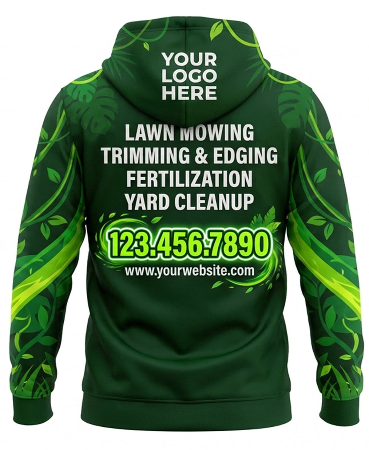 Tropical Leaf Yard Care Crew Uniform