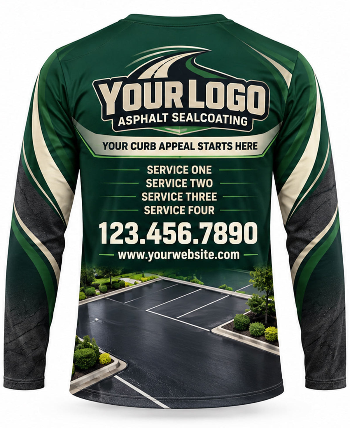 Asphalt Sealcoating Crew Uniform - back