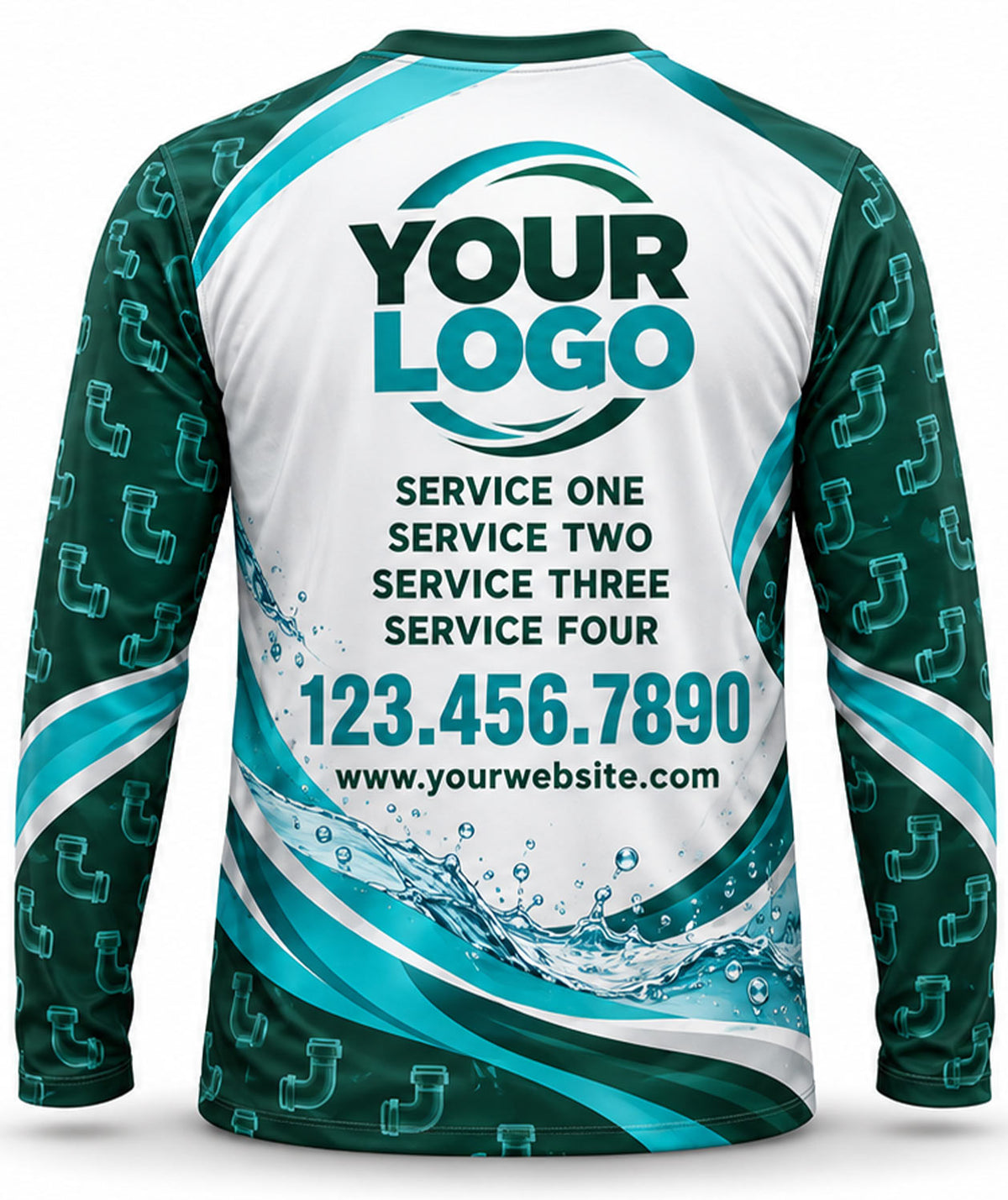 Plumbing Crew Uniform - back