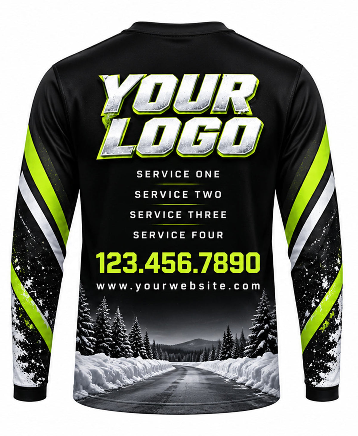 Snow Removal Crew Uniform - back