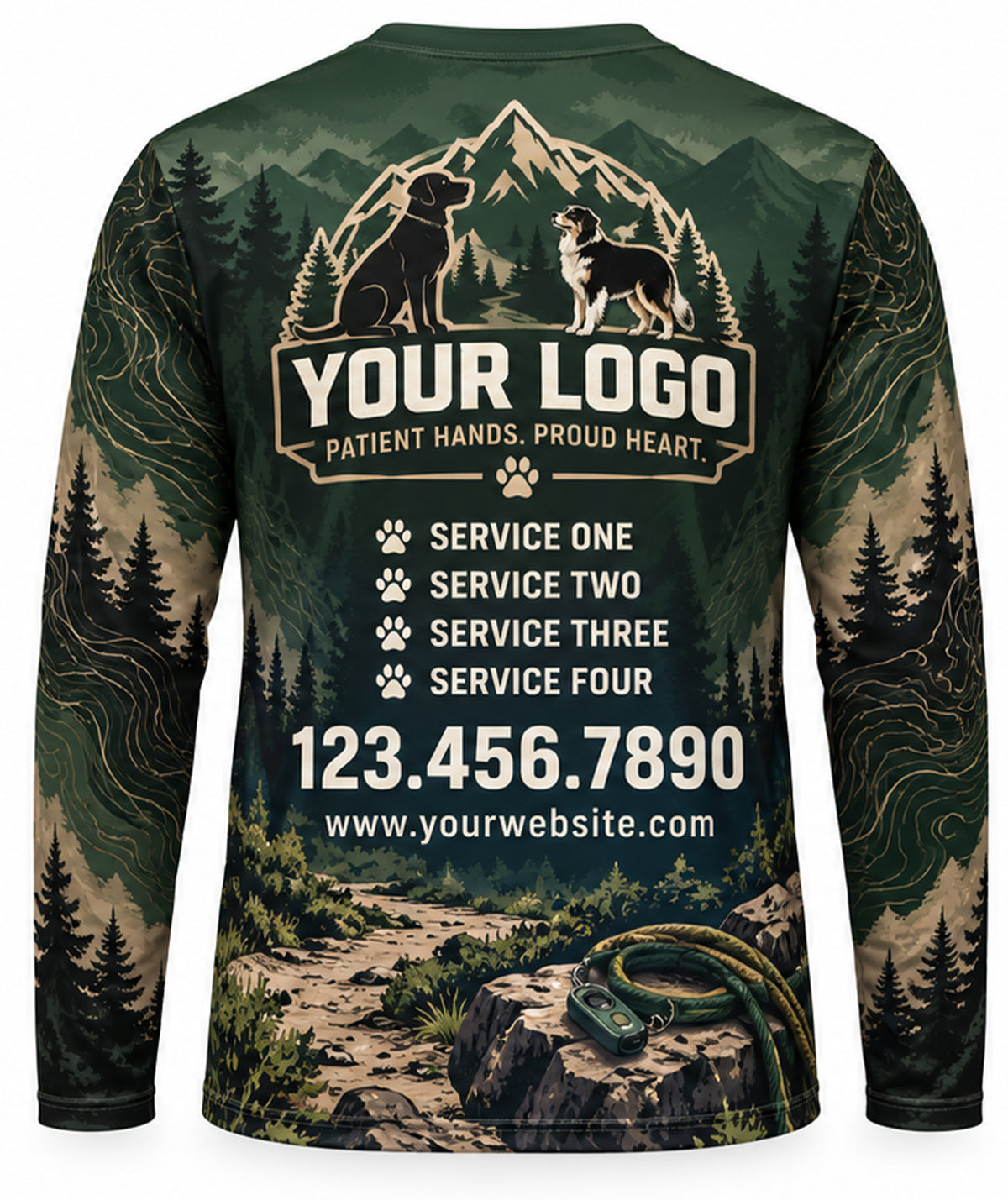 Dog Training Crew Uniform - back