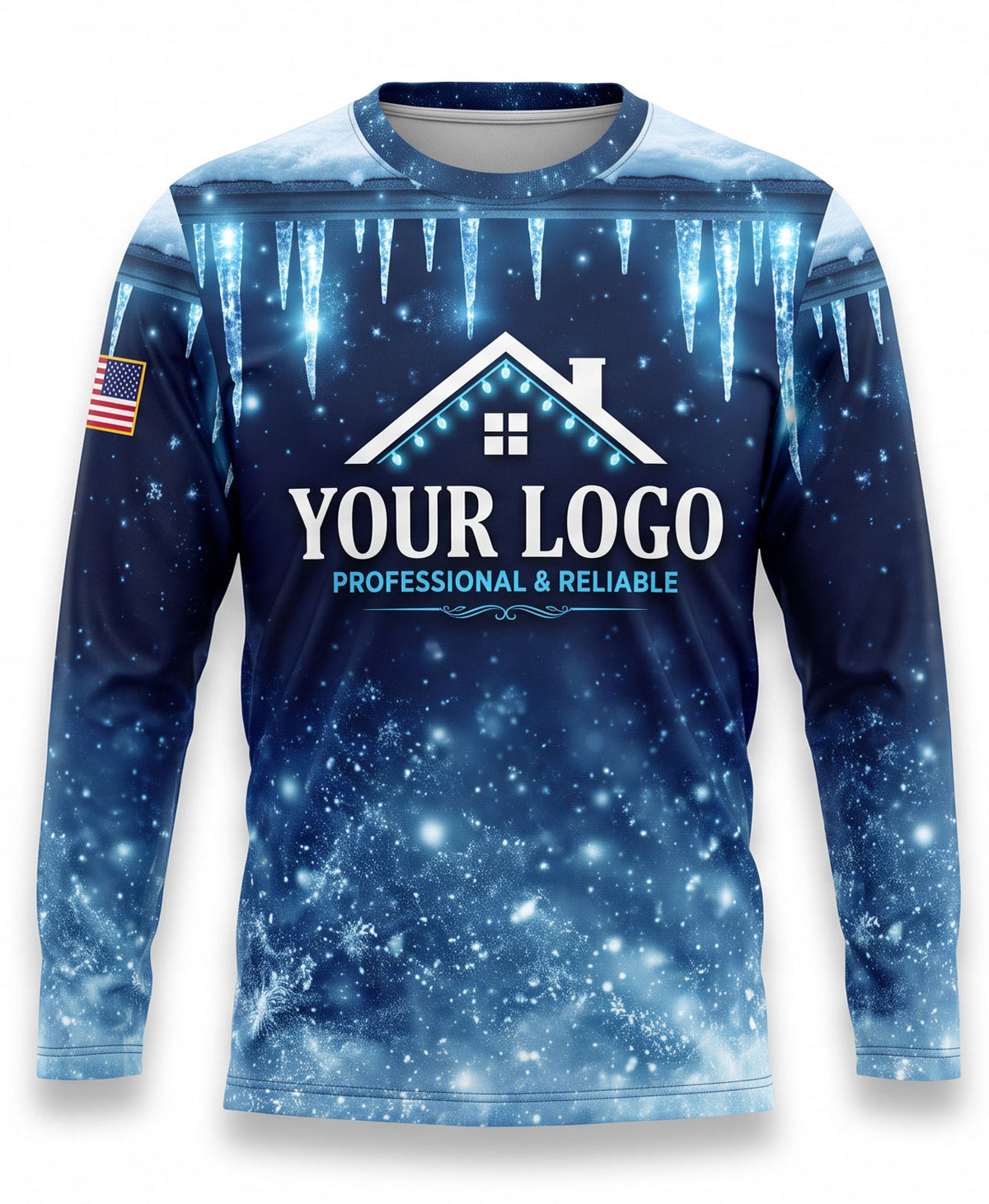 Frozen Icicle Blue Christmas Light Crew Uniform
