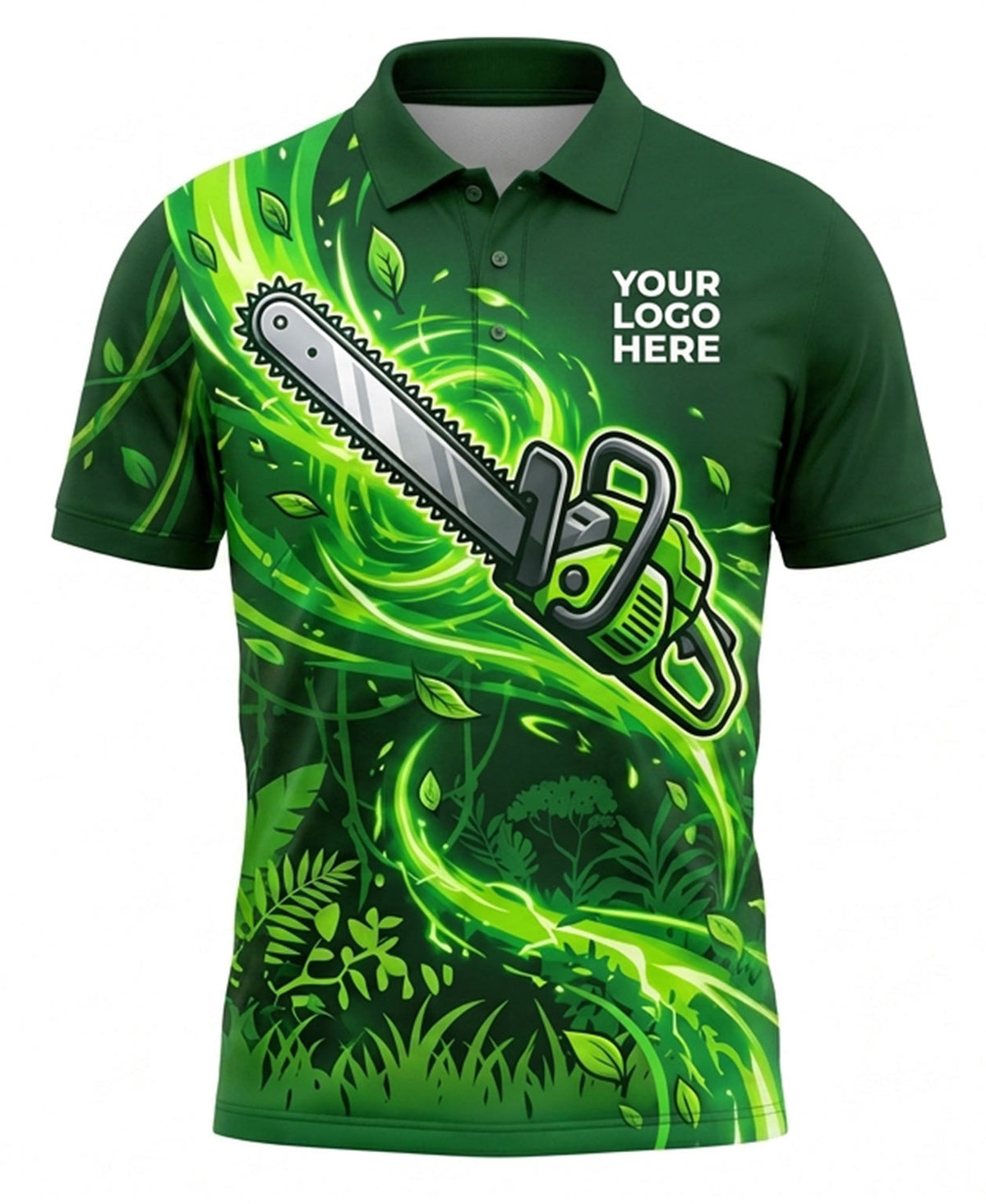 Tropical Leaf Yard Care Crew Uniform