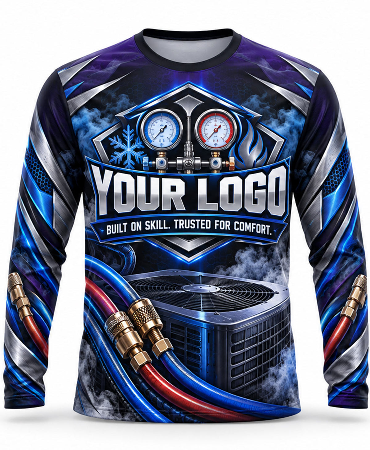 HVAC Crew Uniform - front