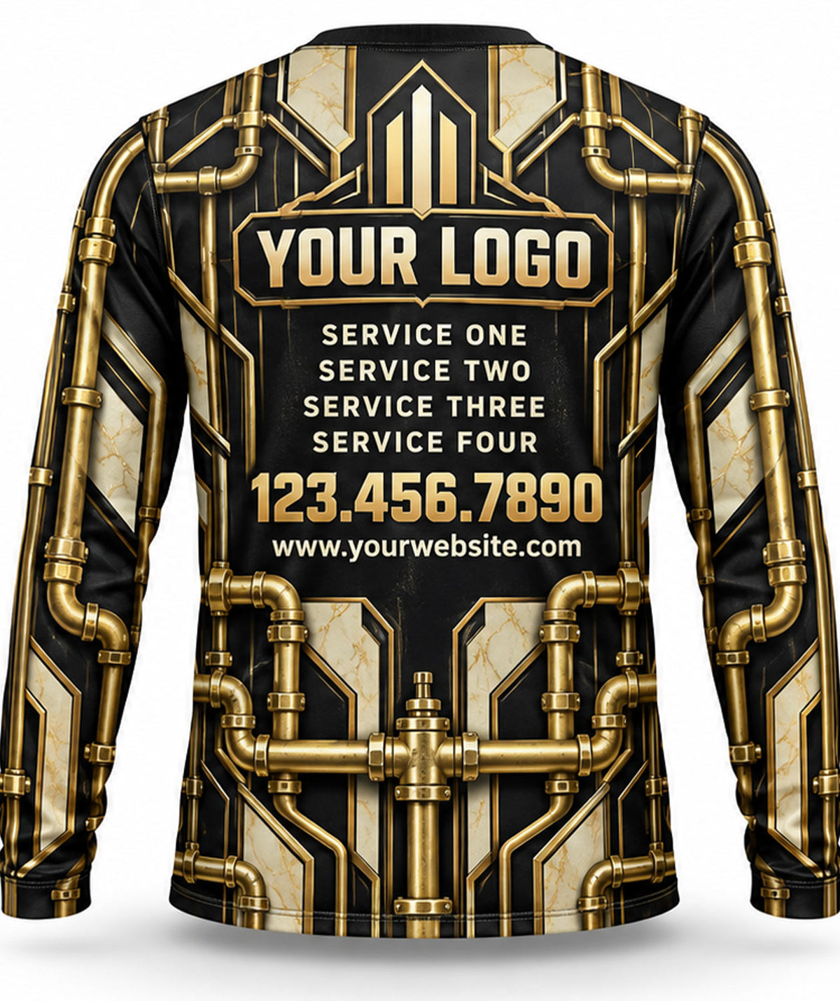 Plumbing Crew Uniform - back