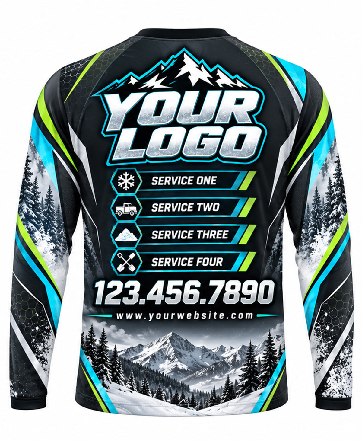 Snow Removal Crew Uniform - back