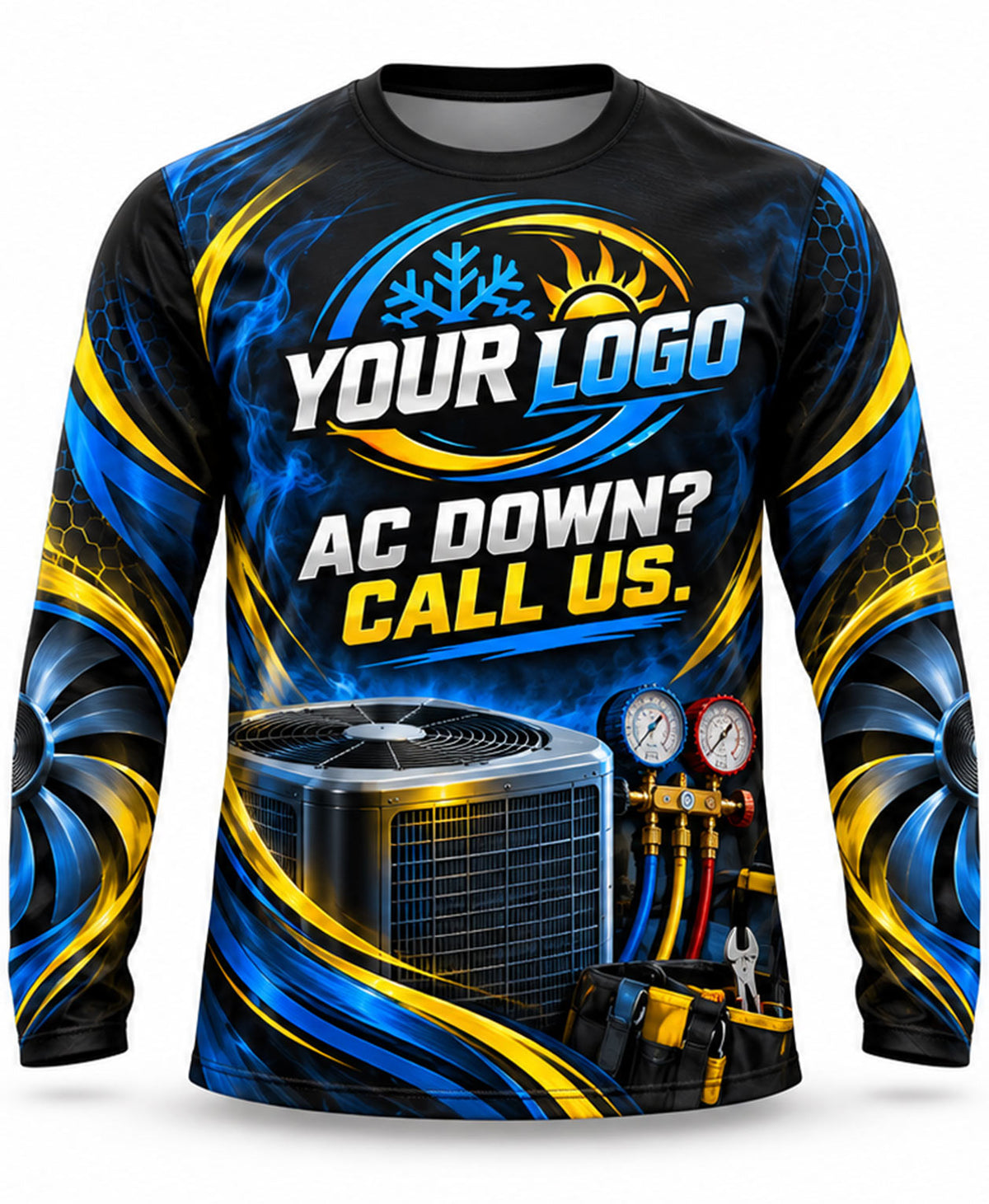 HVAC Crew Uniform - front