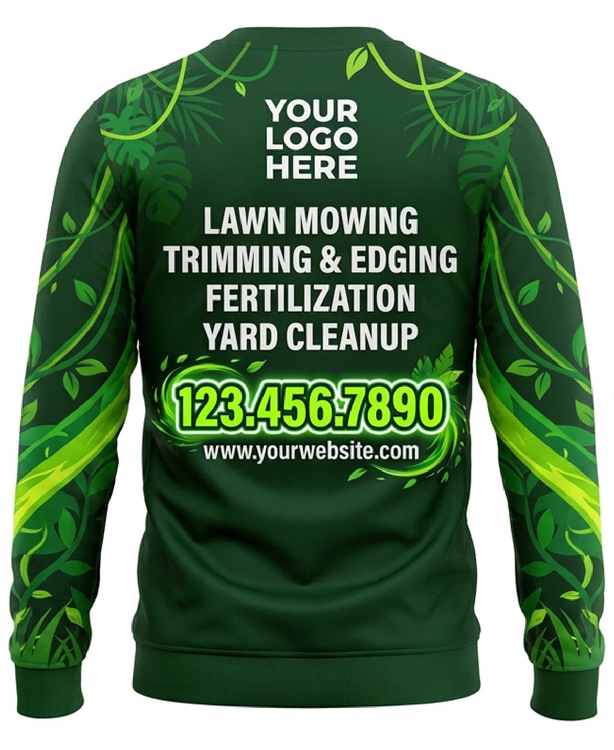Tropical Leaf Yard Care Crew Uniform
