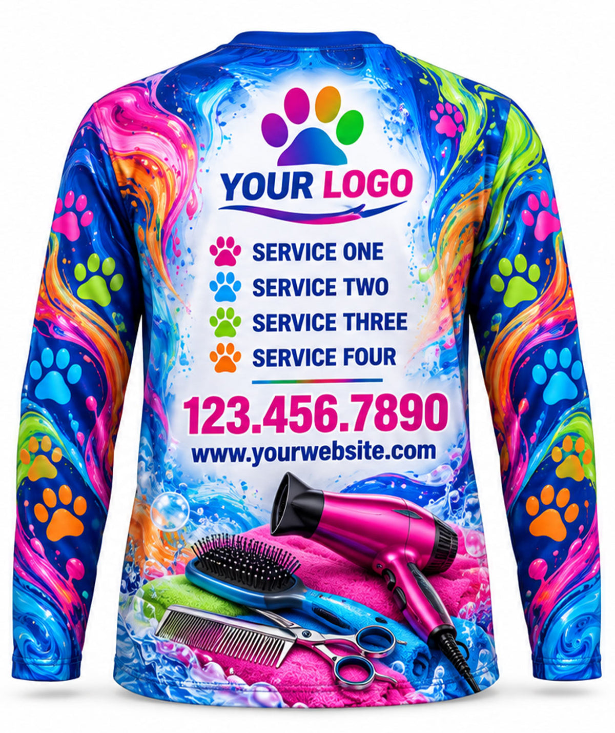 Pet Care Crew Uniform - back