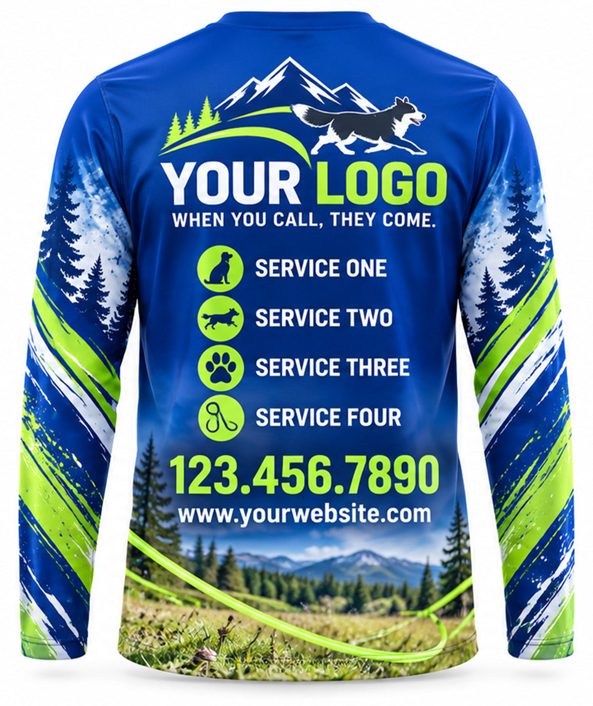 Dog Training Crew Uniform - back