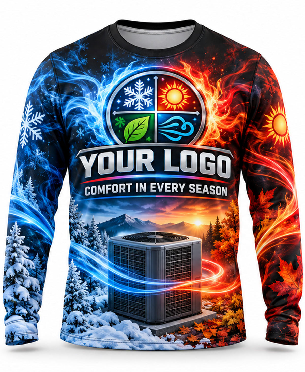 HVAC Crew Uniform - front
