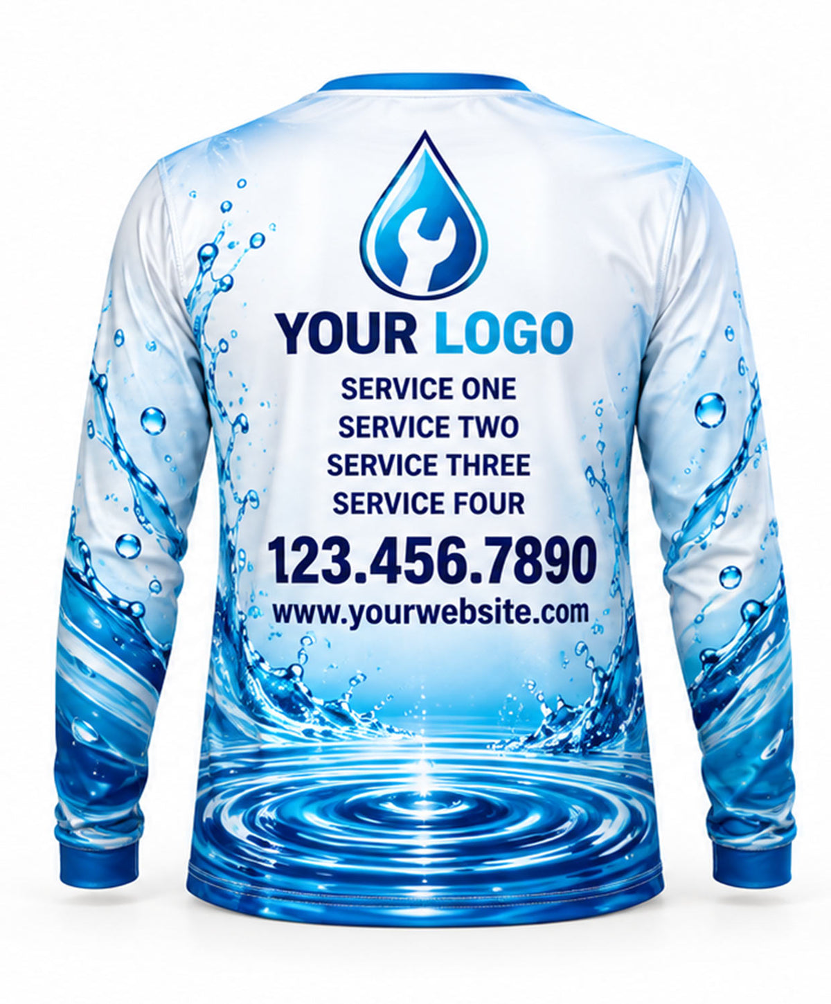 Plumbing Crew Uniform - back