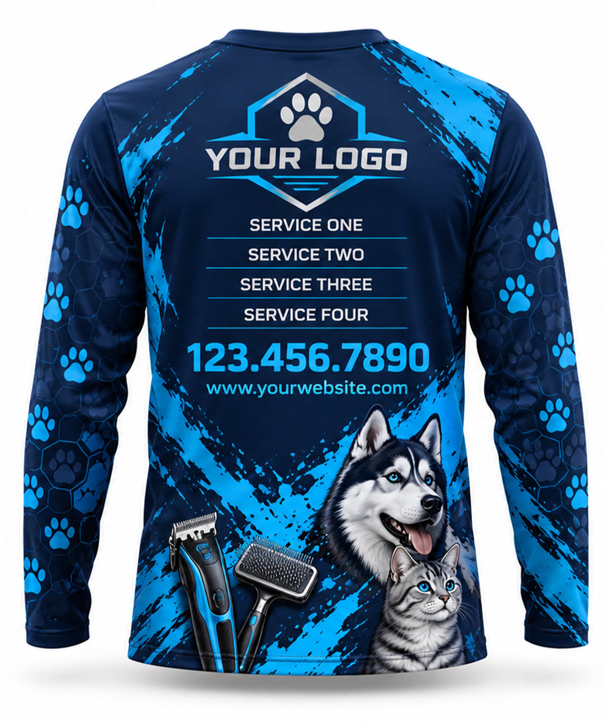 Pet Care Crew Uniform - back
