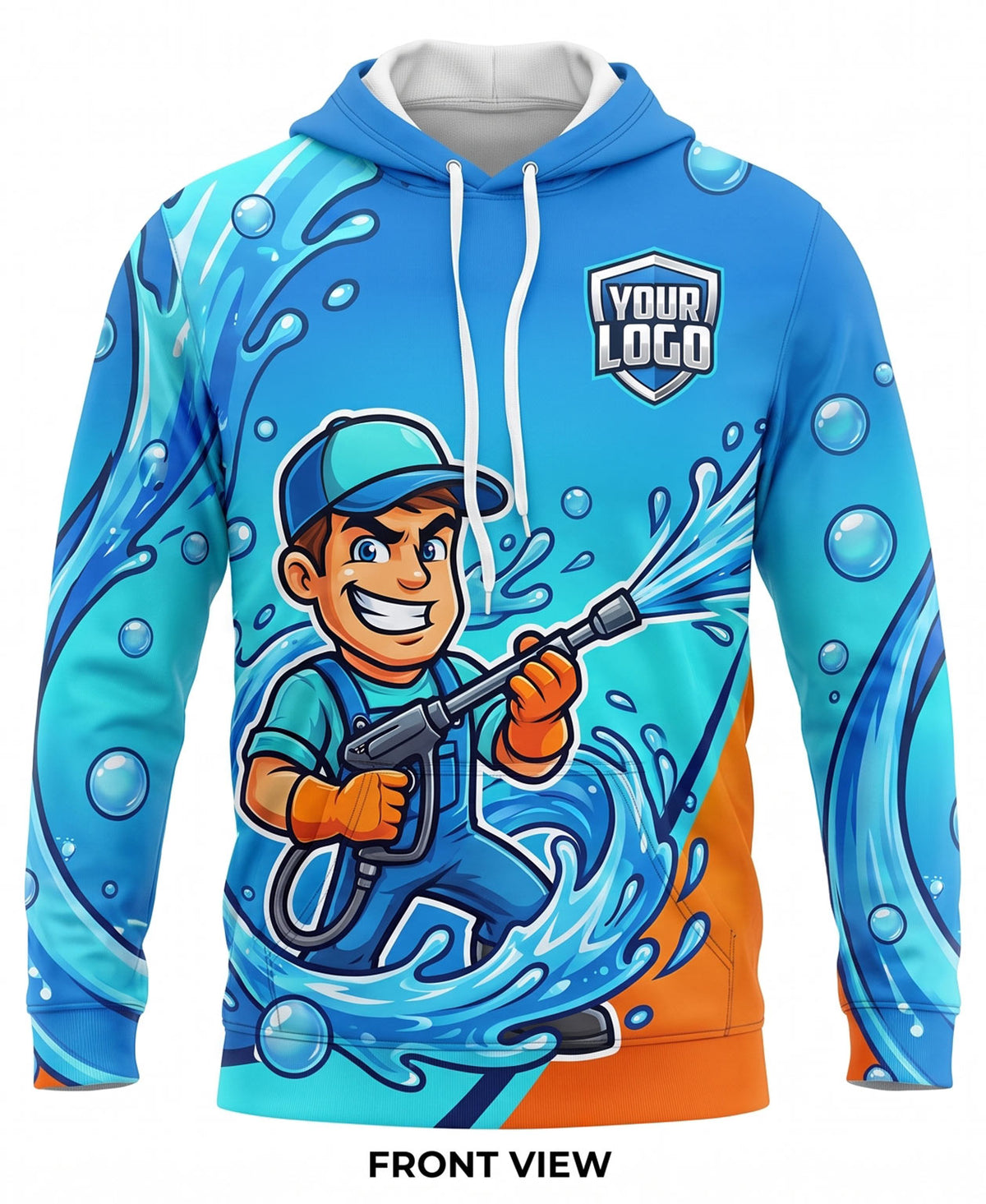 Water Splash & Bubbles Crew Uniform