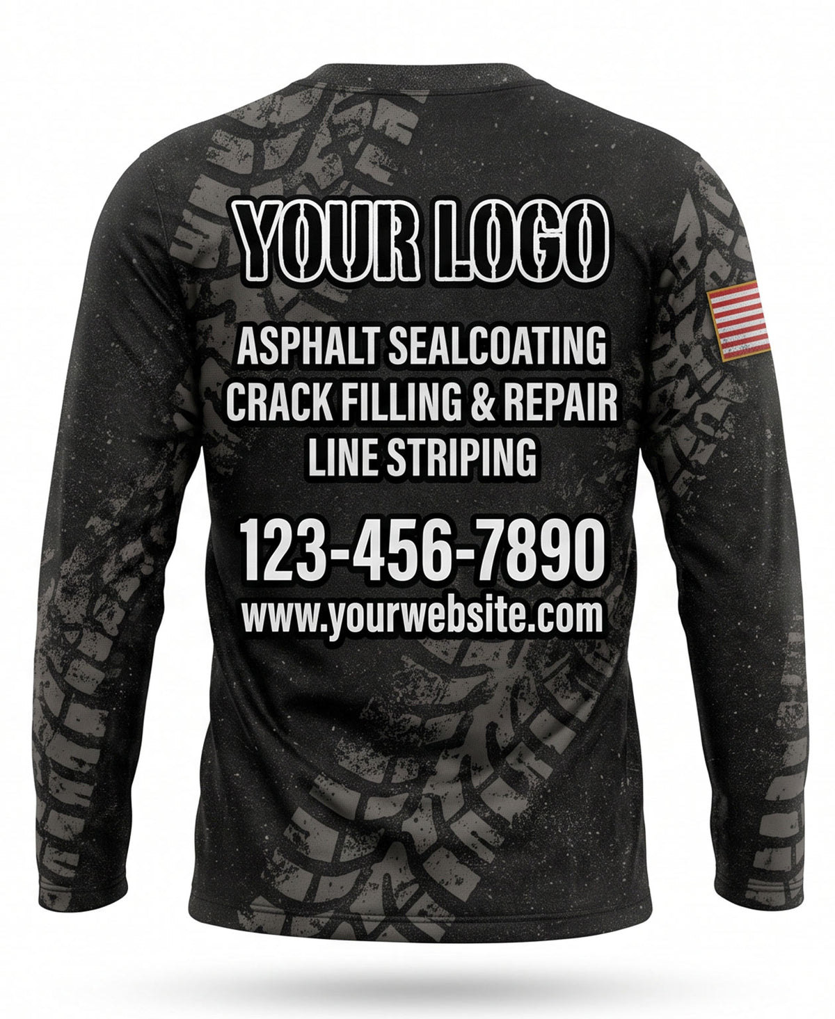 Asphalt Sealcoating Crew Uniform - back