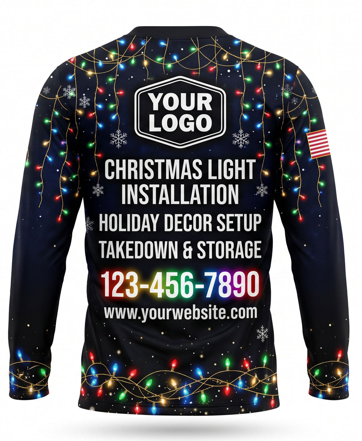 Multi-Color C9 Night Lights Christmas Light Crew Uniform