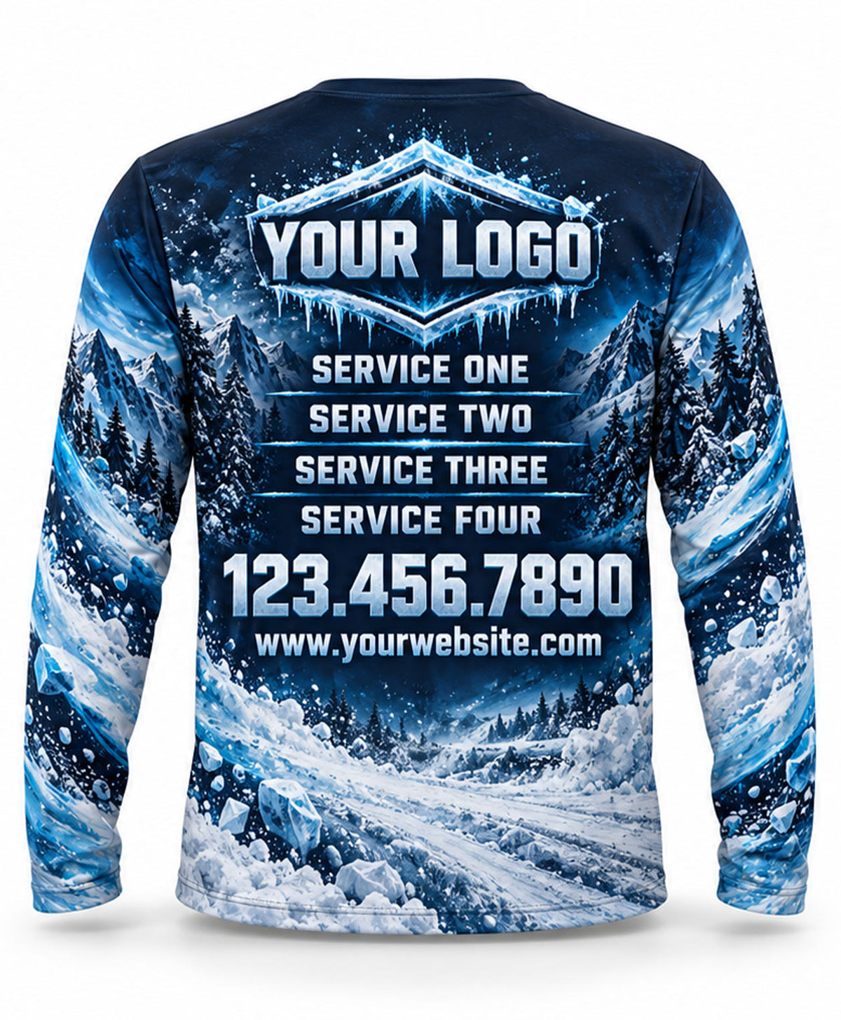 Snow Removal Crew Uniform - back