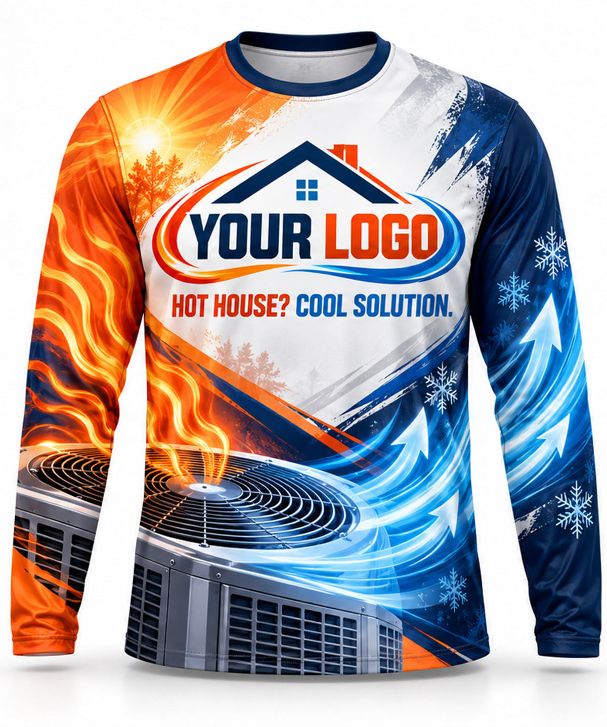 HVAC Crew Uniform - front