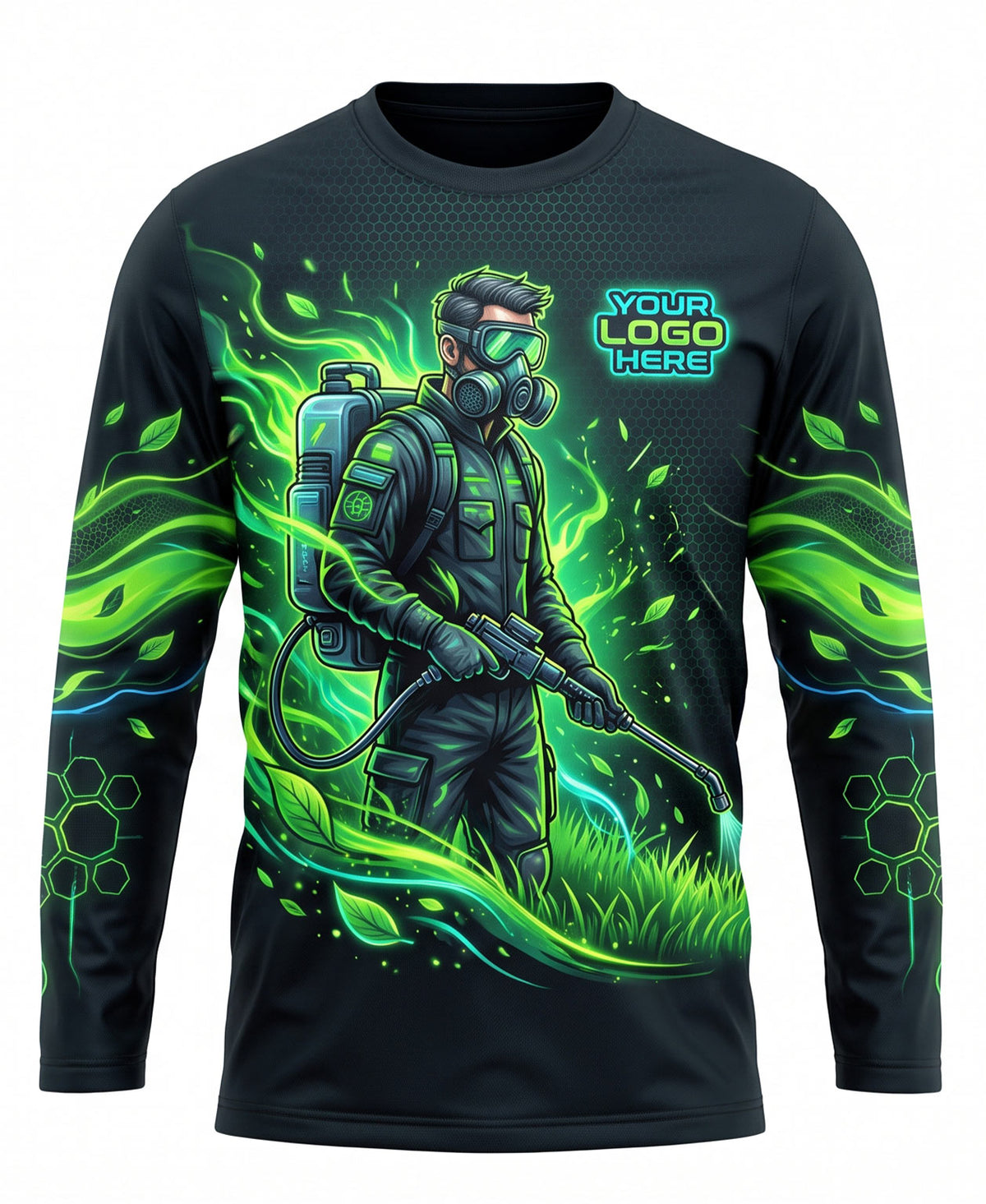 Neon Hex Landscaping Crew Uniform