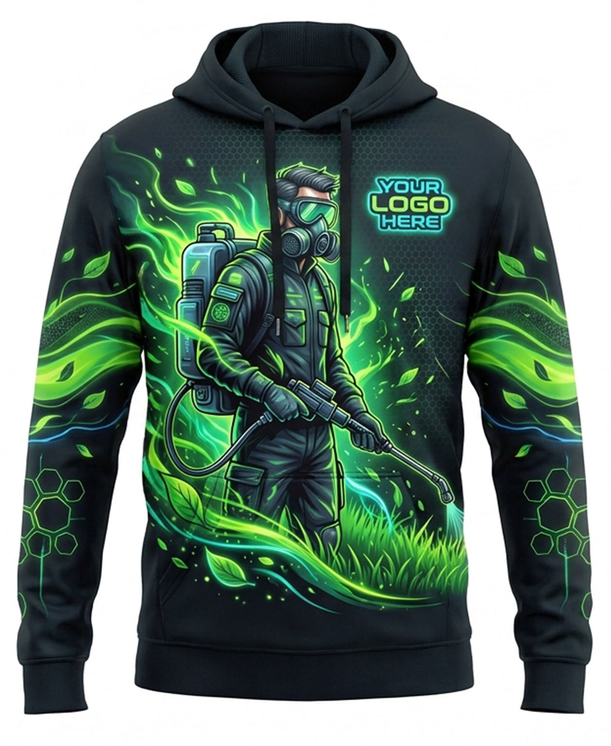 Neon Hex Landscaping Crew Uniform