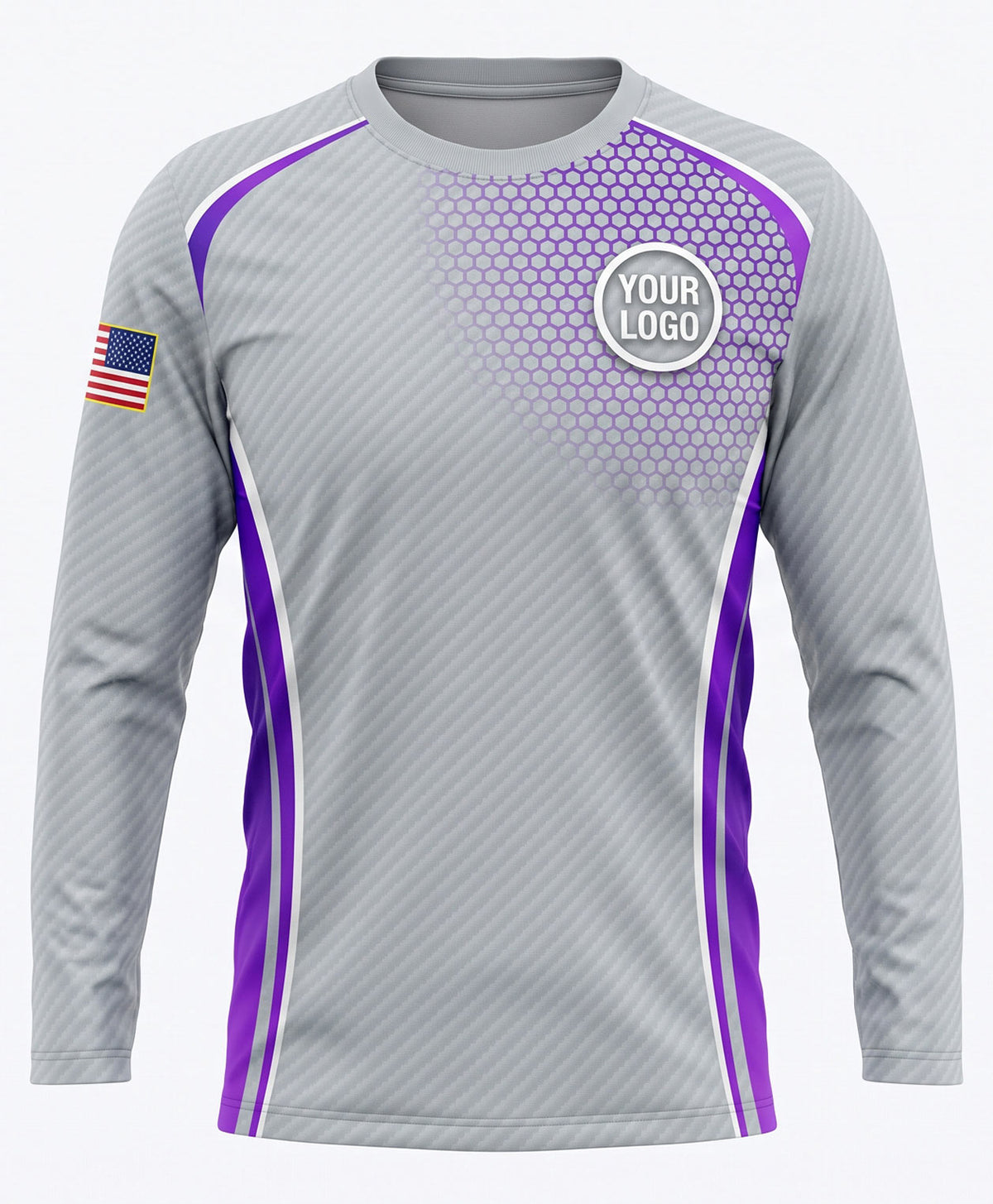 Tech Purple Accent Crew Uniform