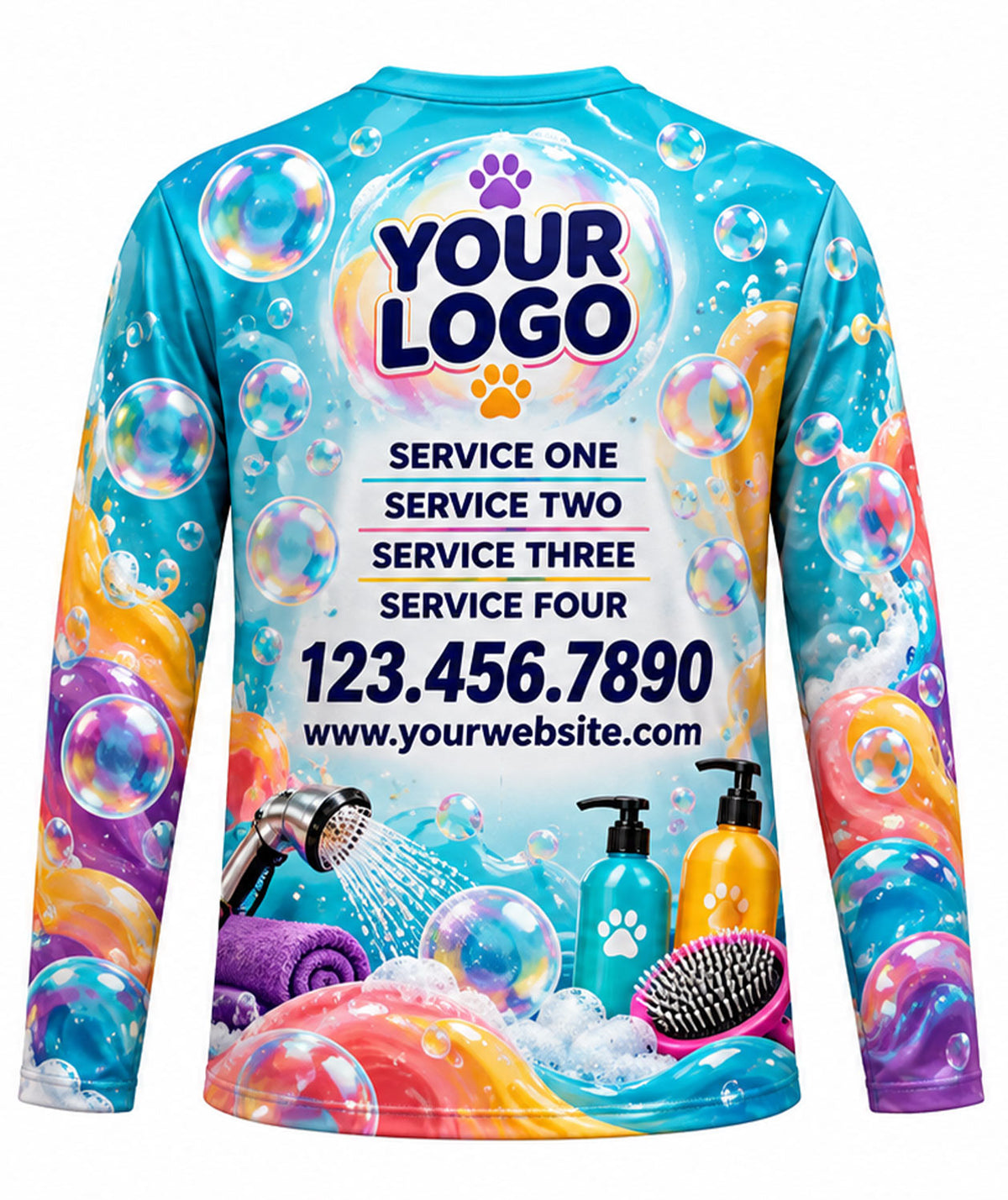 Pet Care Crew Uniform - back
