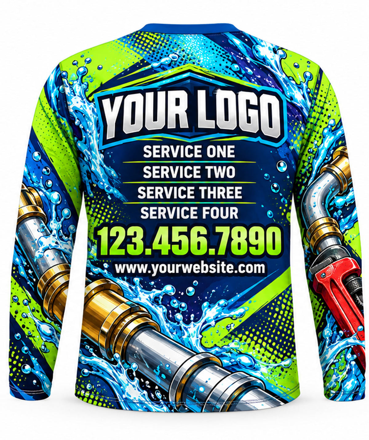 Plumbing Crew Uniform - back
