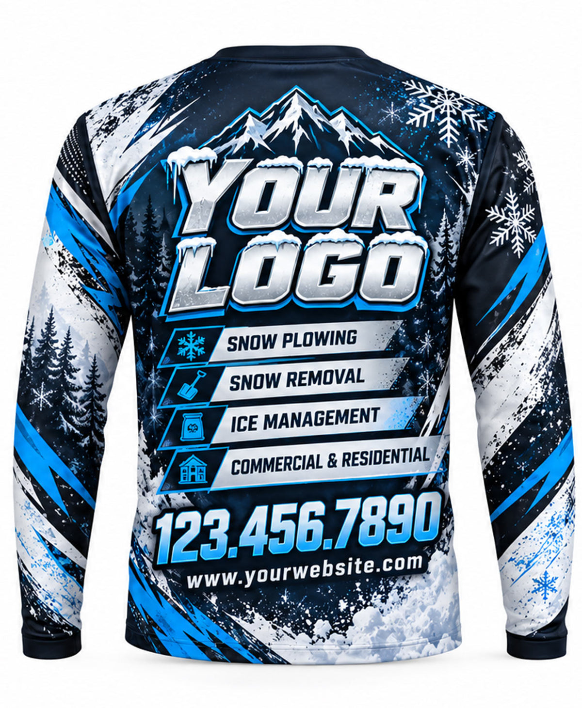 Snow Removal Crew Uniform - back