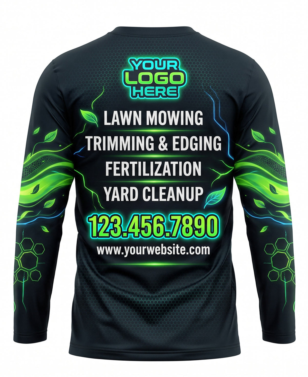Neon Hex Landscaping Crew Uniform