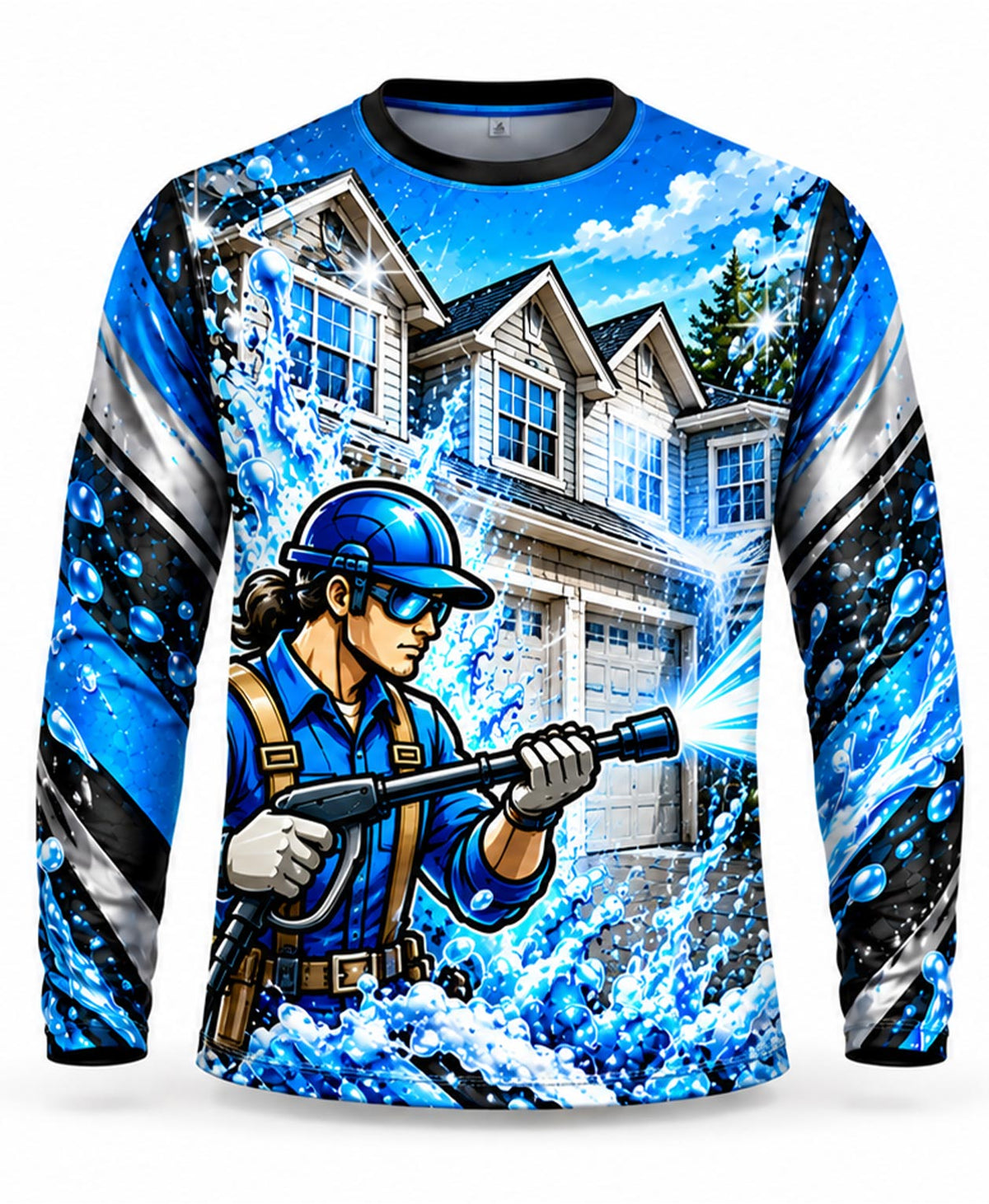 Professional Home Pressure Washing Crew Uniform