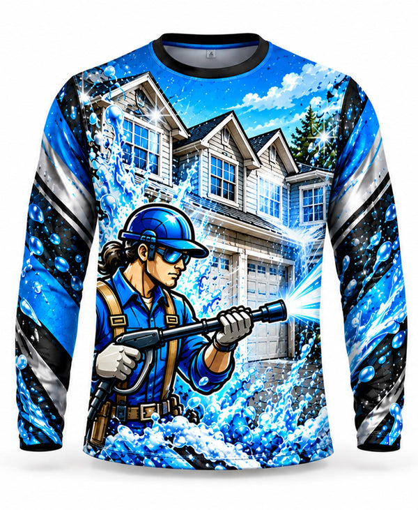 Professional Home Pressure Washing Crew Uniform