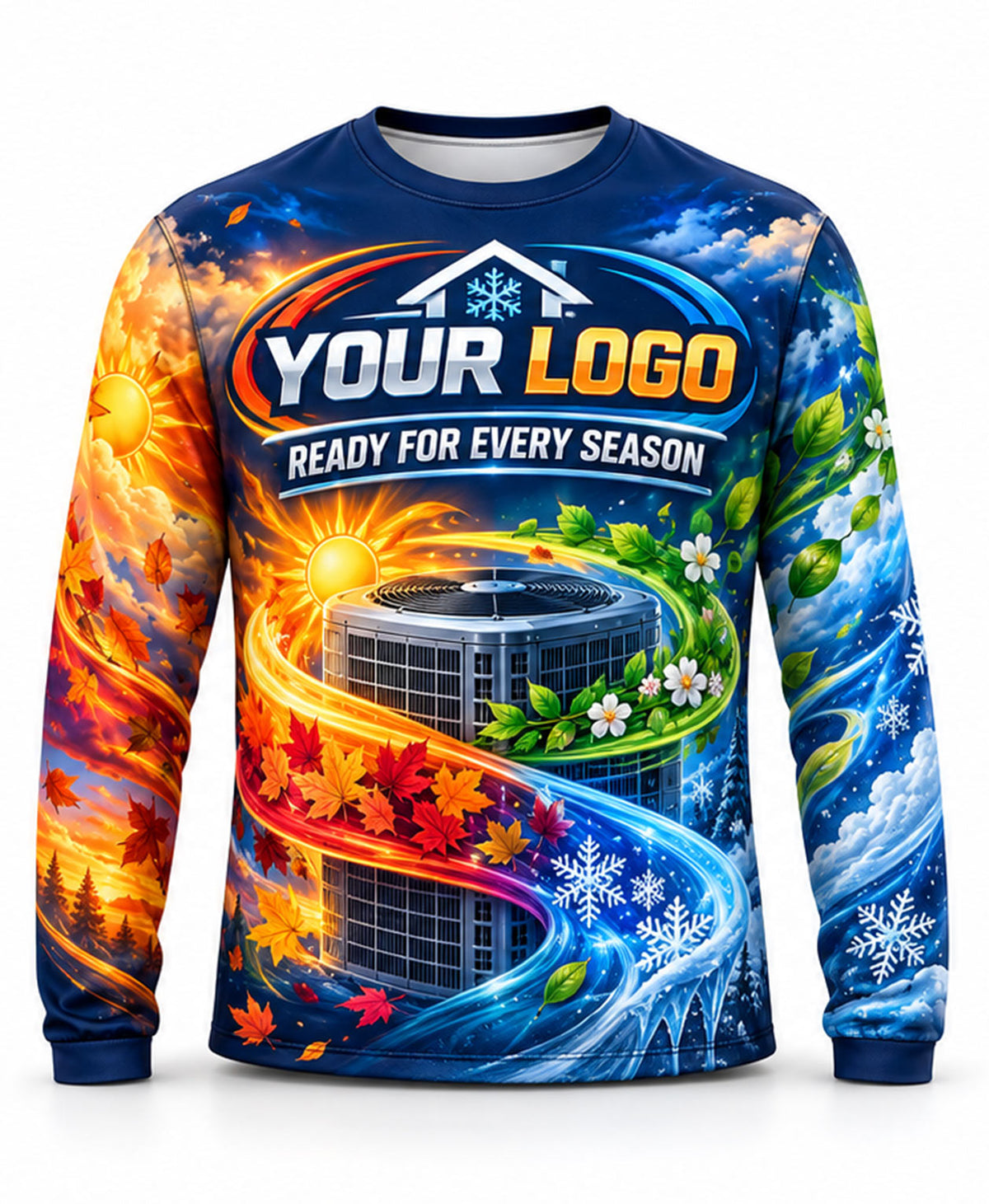 HVAC Crew Uniform - front