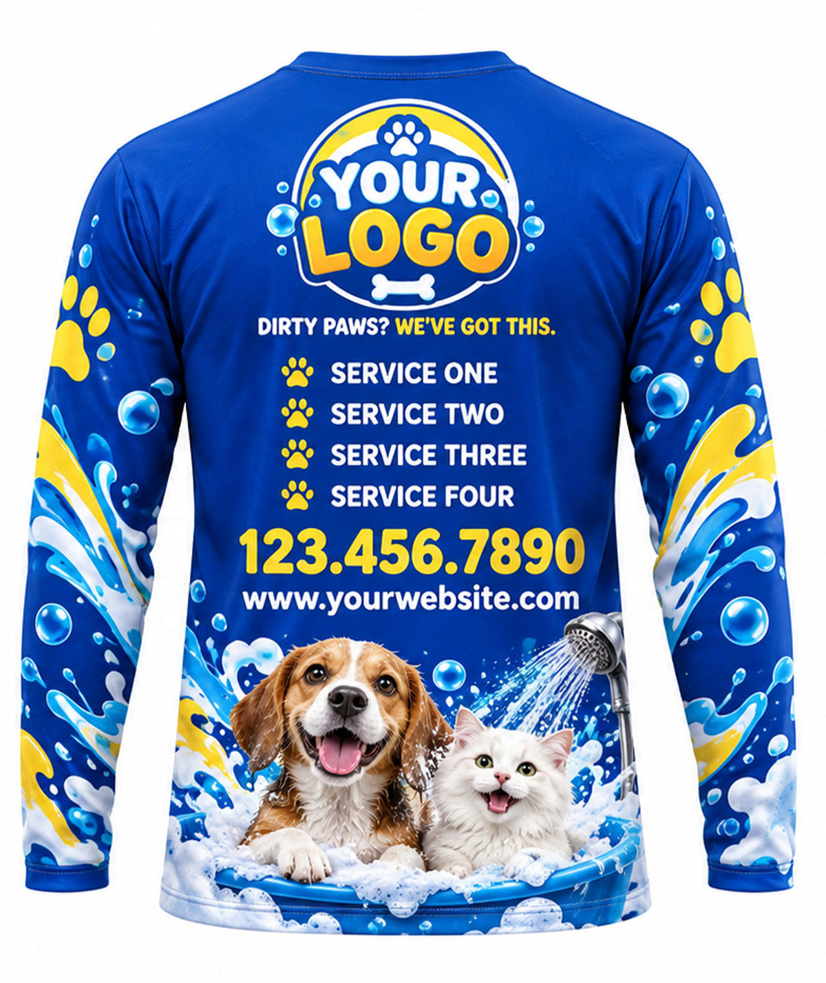 Pet Care Crew Uniform - back
