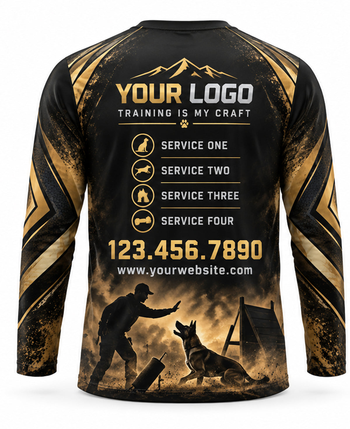 Dog Training Crew Uniform - back