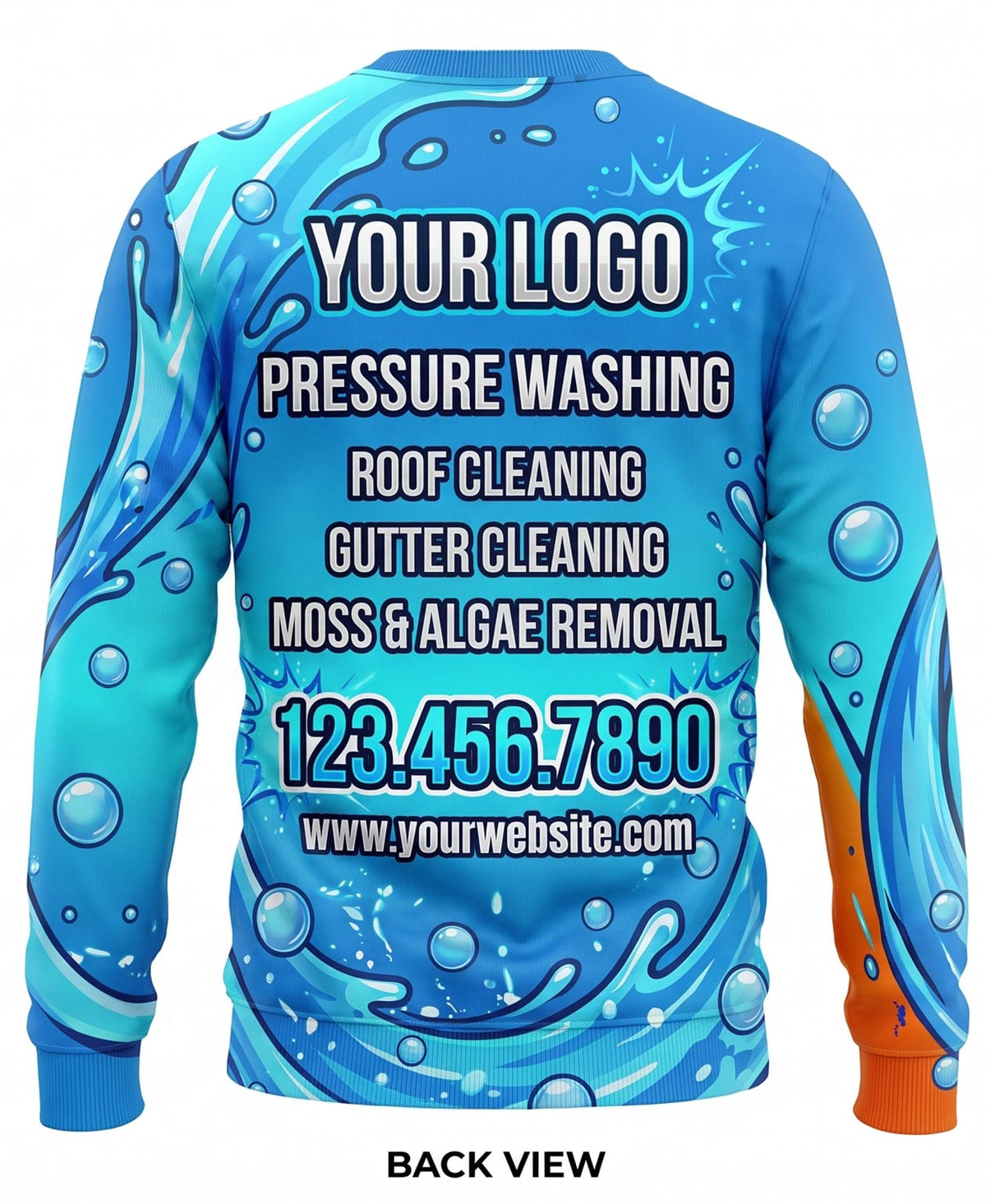 Water Splash & Bubbles Crew Uniform