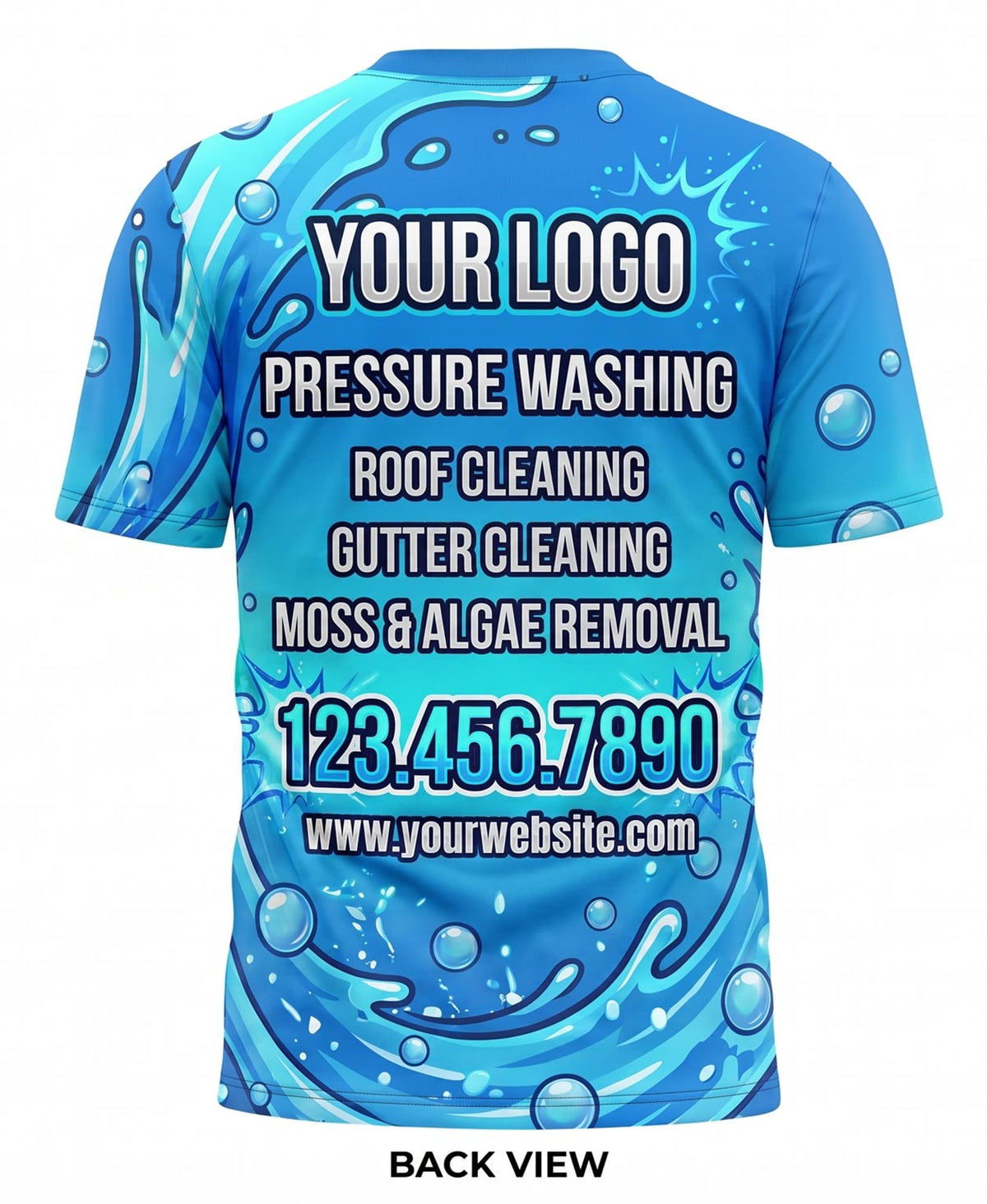 Water Splash & Bubbles Crew Uniform