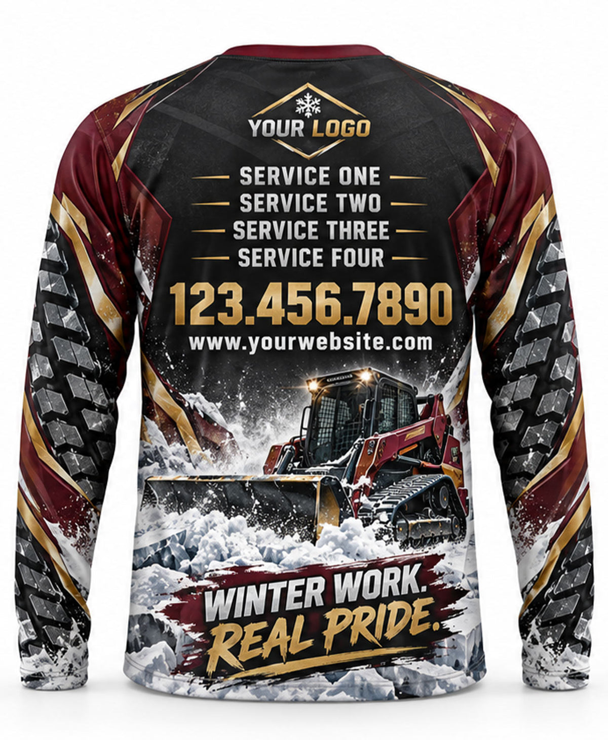 Snow Removal Crew Uniform - back