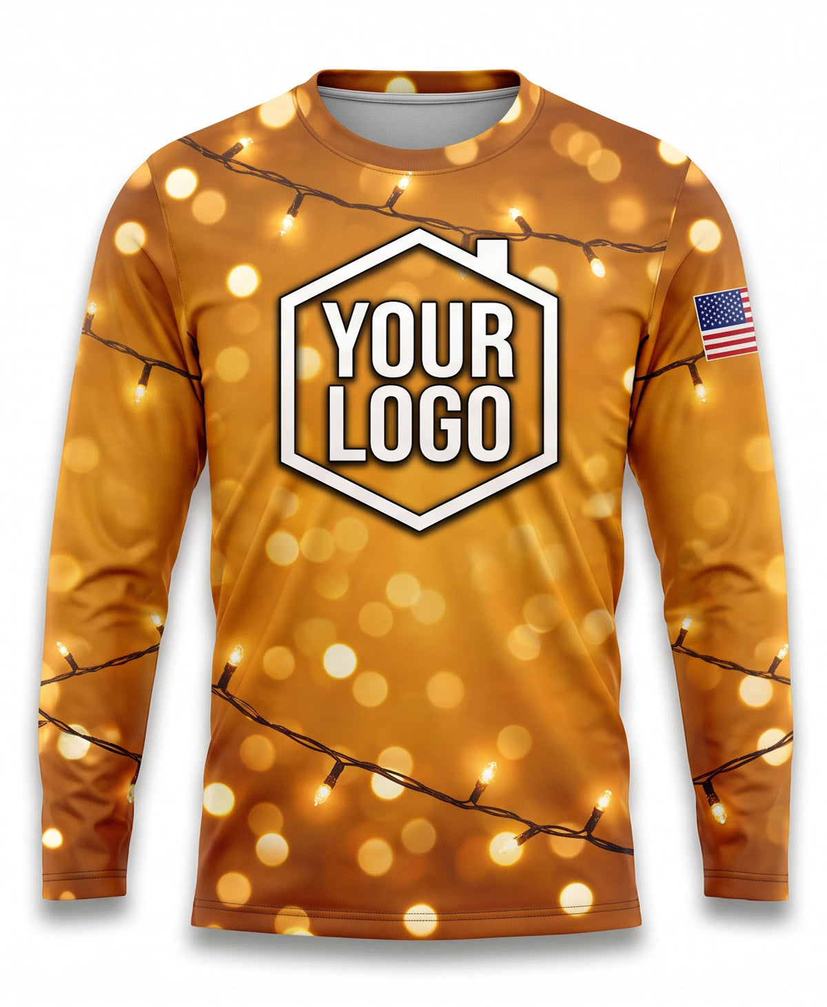 Golden Amber Fairy Lights Christmas Light Crew Uniform