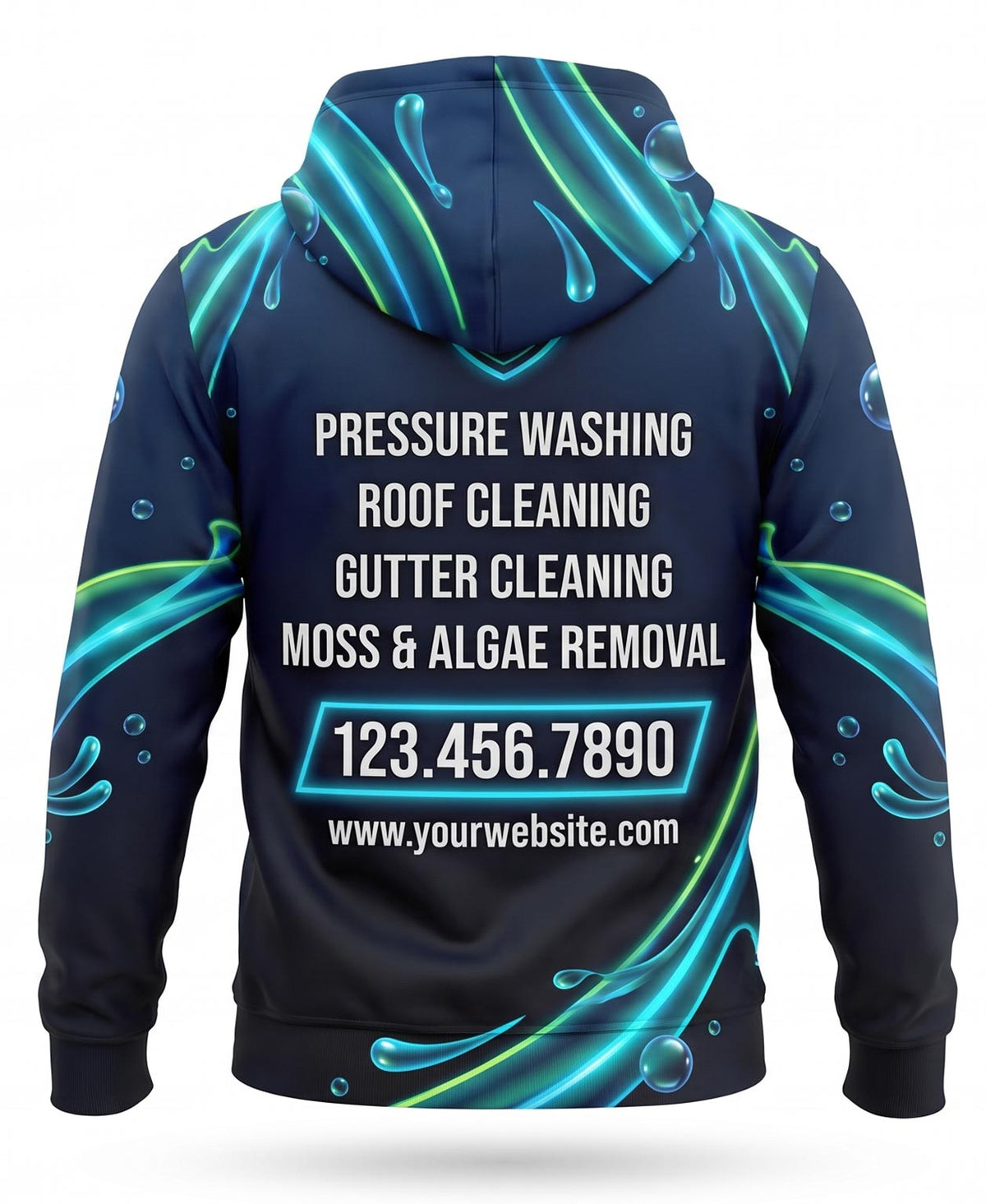 Neon Stream Pressure Washing Crew Uniform