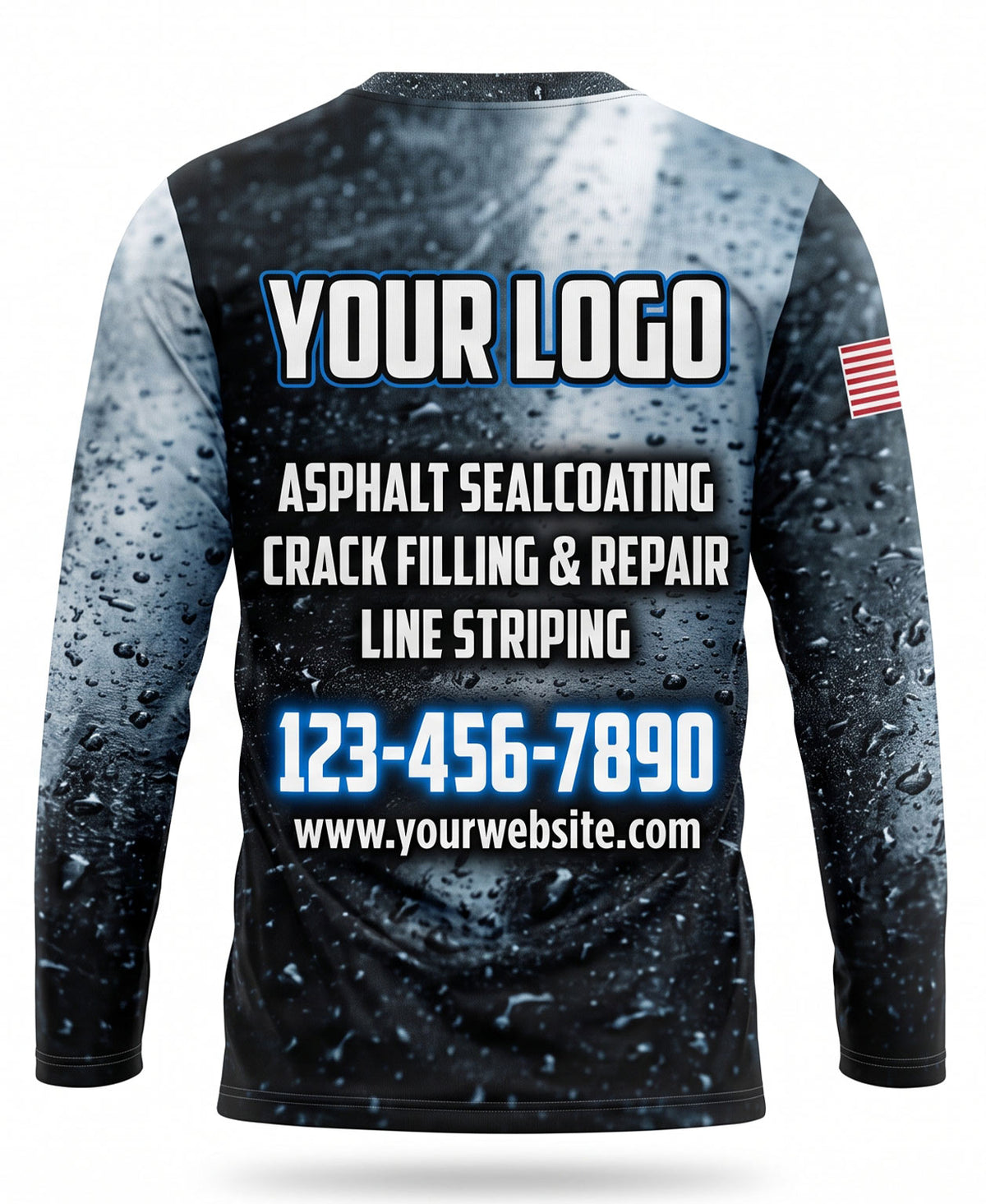 Asphalt Sealcoating Crew Uniform - back