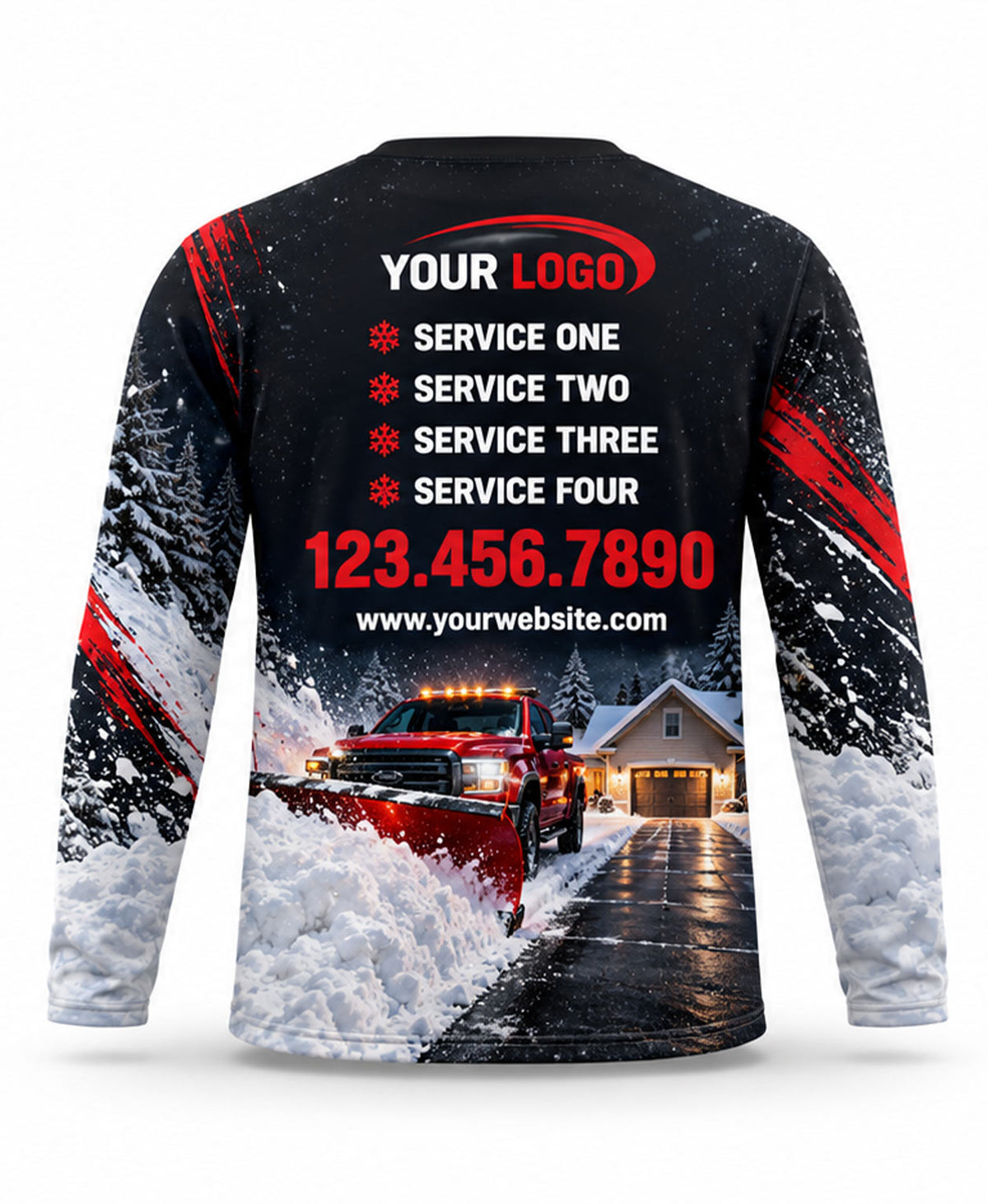 Snow Removal Crew Uniform - back