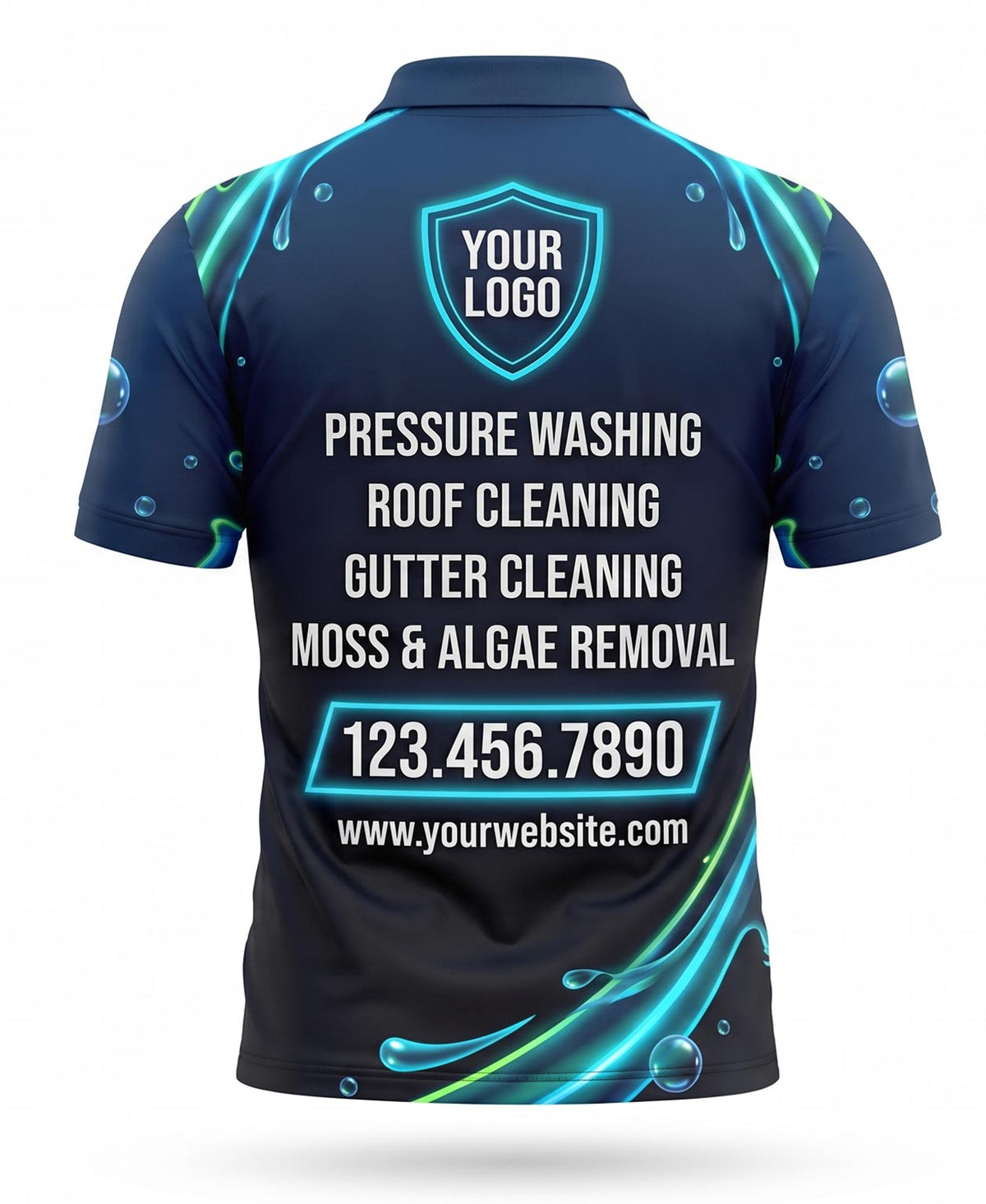 Neon Stream Pressure Washing Crew Uniform